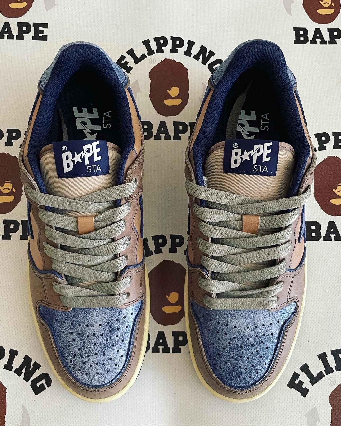 Bape BAPE SK8 STA 3 NAVY Size US 8 / EU 41 - 3 Thumbnail