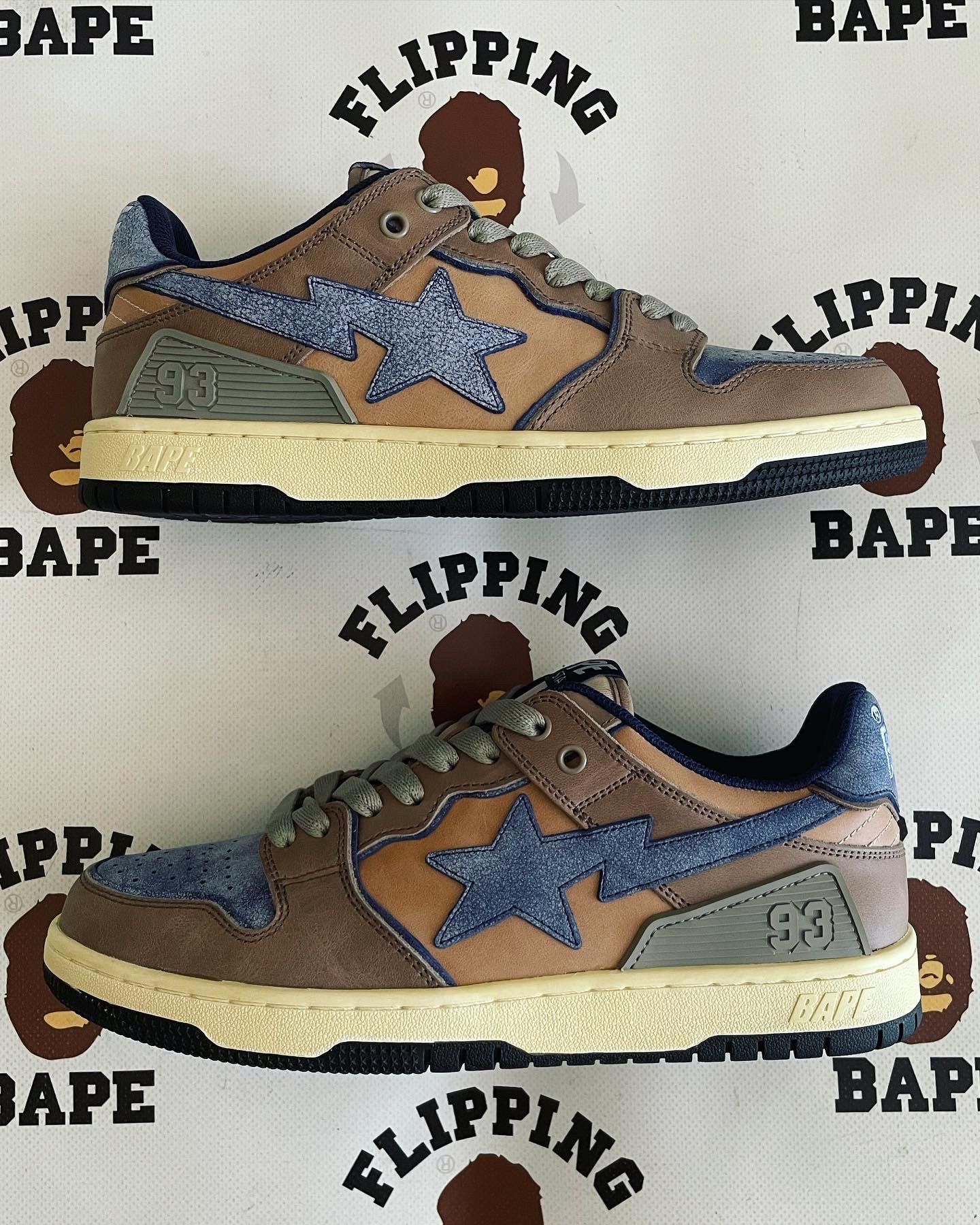 Bape BAPE SK8 STA 3 NAVY Size US 8 / EU 41 - 6 Thumbnail