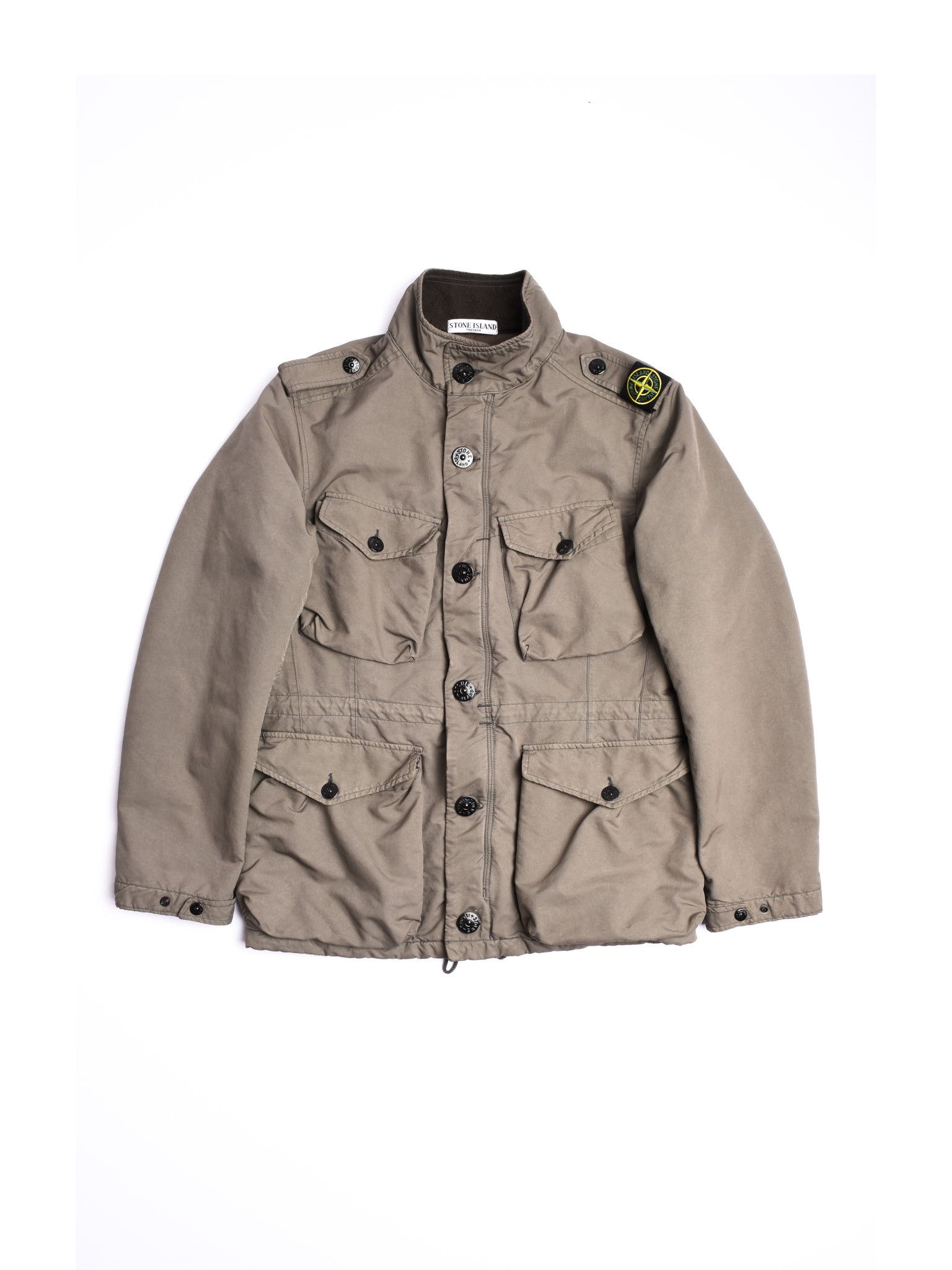 Stone Island Stone Island David TC Archivio Shoulder Badge Field Jacket ...