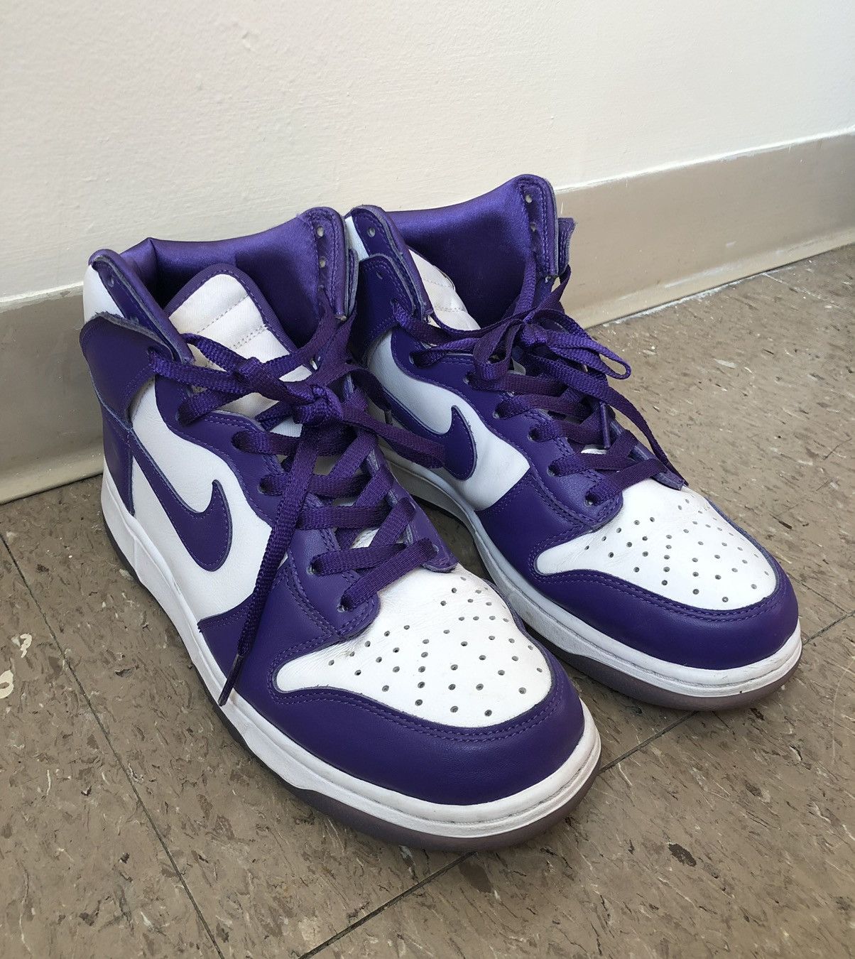 Nike Nike Dunk Hi SP 2020 (Varsity Purple) (Pre Covid Quality) Size US 10 / EU 43 - 1 Thumbnail
