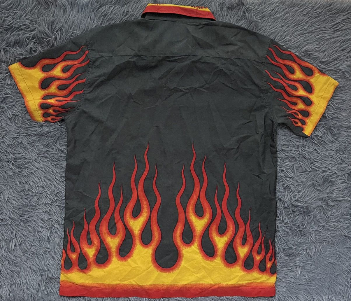 Japanese Brand × Vintage Richard Chang Y2K vintage Flame fire logo Japanese shirt Size US M / EU 48-50 / 2 - 7 Thumbnail