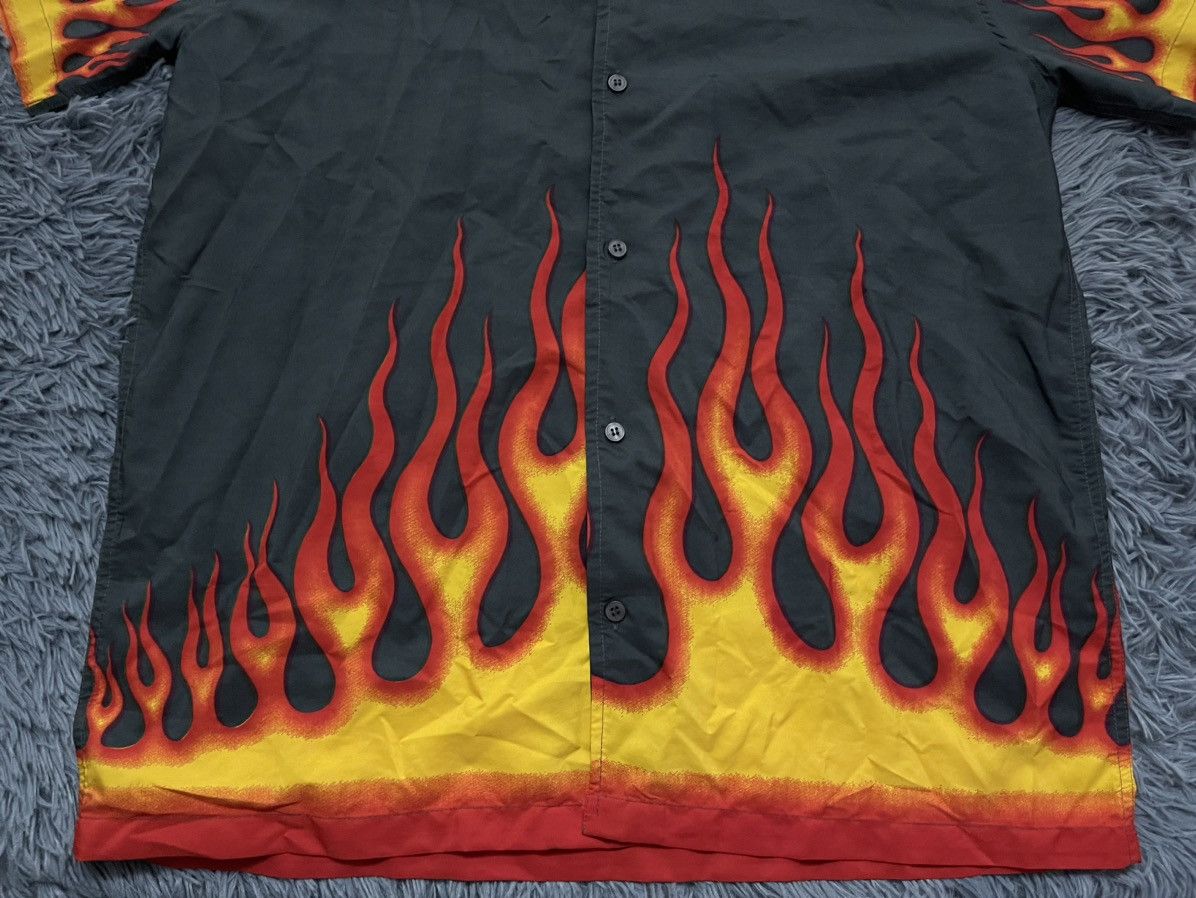 Japanese Brand × Vintage Richard Chang Y2K vintage Flame fire logo Japanese shirt Size US M / EU 48-50 / 2 - 6 Thumbnail