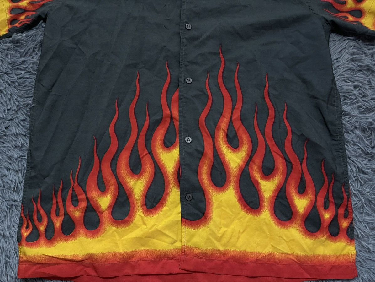 Japanese Brand × Vintage Richard Chang Y2K vintage Flame fire logo Japanese shirt Size US M / EU 48-50 / 2 - 3 Thumbnail