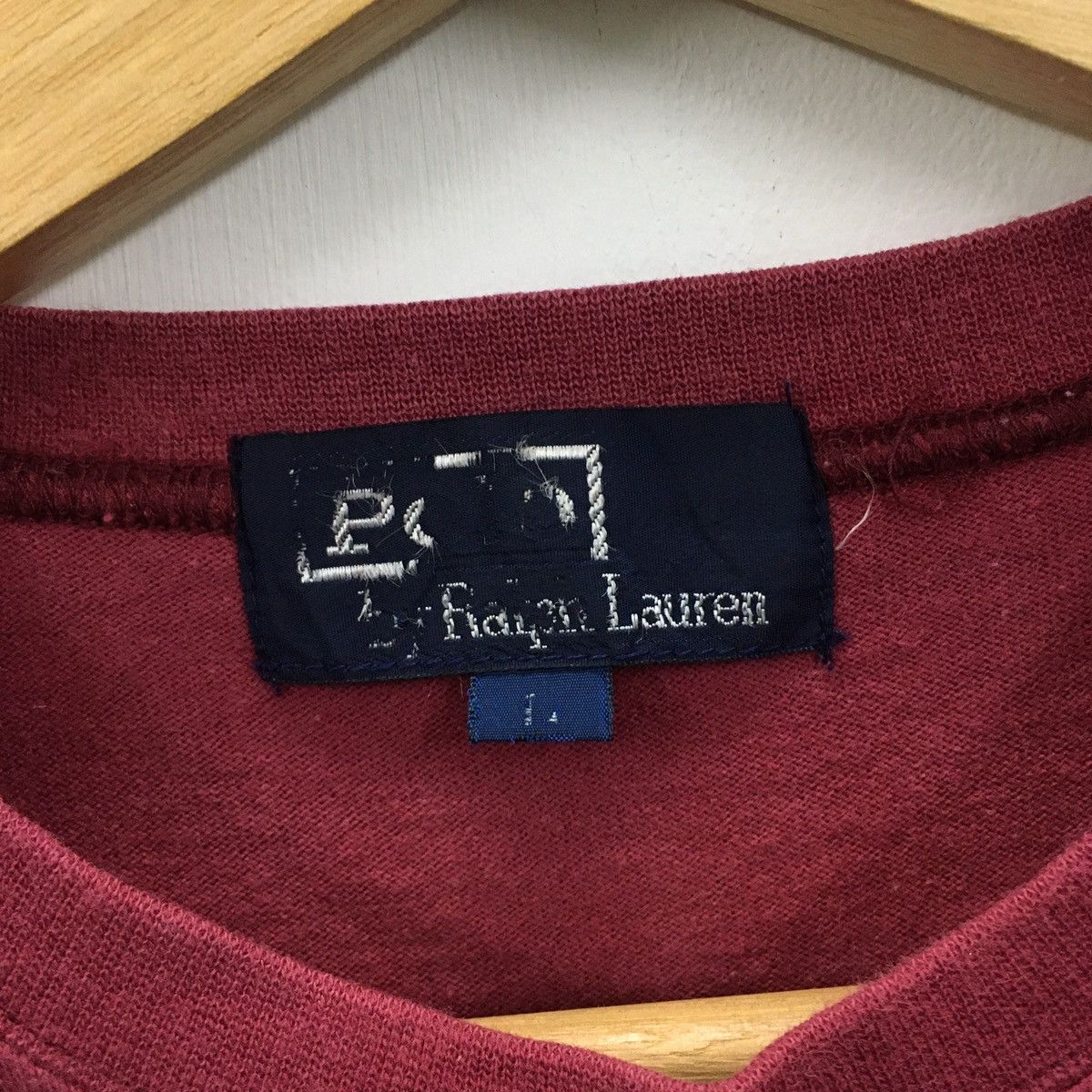 Polo Ralph Lauren × Vintage Pick!! Vtg POLO RALPH LAUREN Embroidery Spellout Tshirt Size US M / EU 48-50 / 2 - 2 Thumbnail