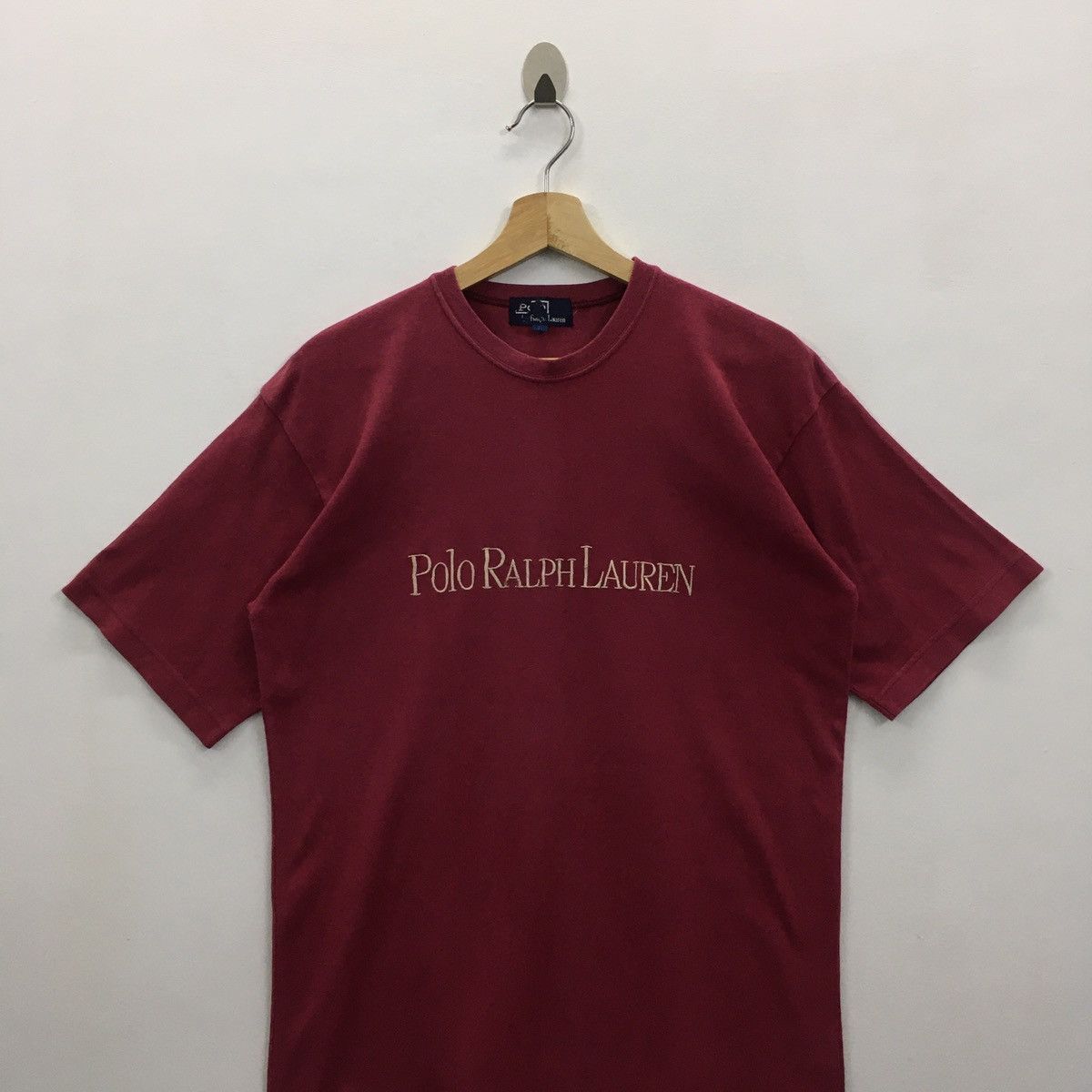 Polo Ralph Lauren × Vintage Pick!! Vtg POLO RALPH LAUREN Embroidery Spellout Tshirt Size US M / EU 48-50 / 2 - 6 Thumbnail