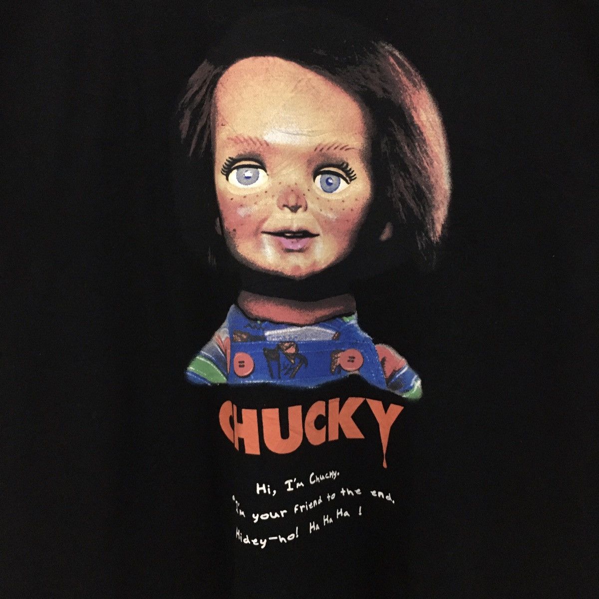 Expert Horror Pick!! Movie Horror Uniqlo x Chucky Big Printed TShirt Size US L / EU 52-54 / 3 - 6 Thumbnail