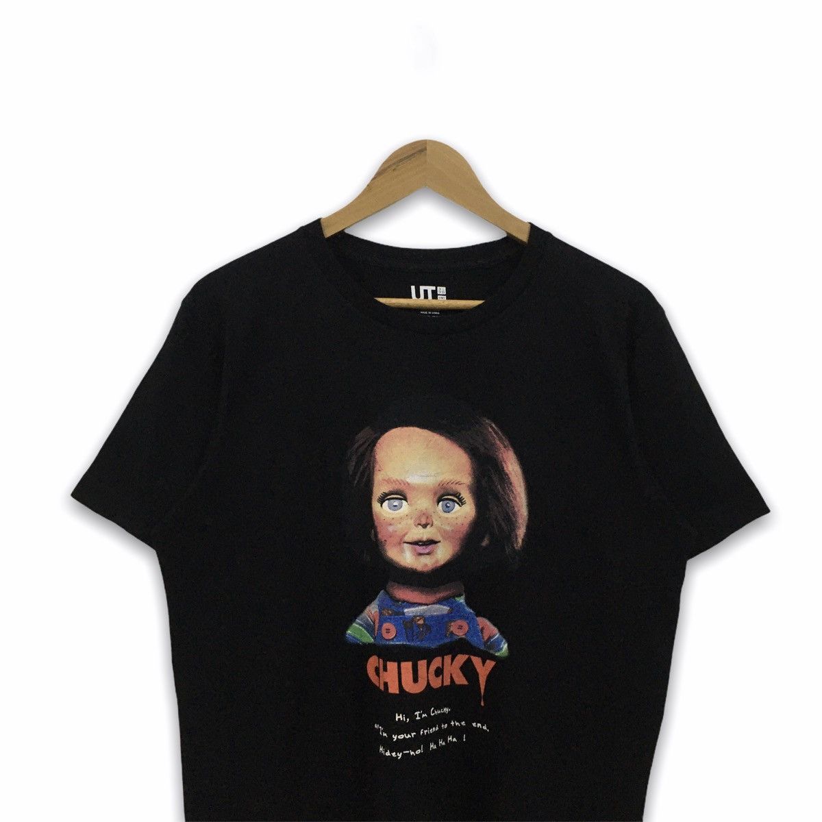 Expert Horror Pick!! Movie Horror Uniqlo x Chucky Big Printed TShirt Size US L / EU 52-54 / 3 - 4 Thumbnail