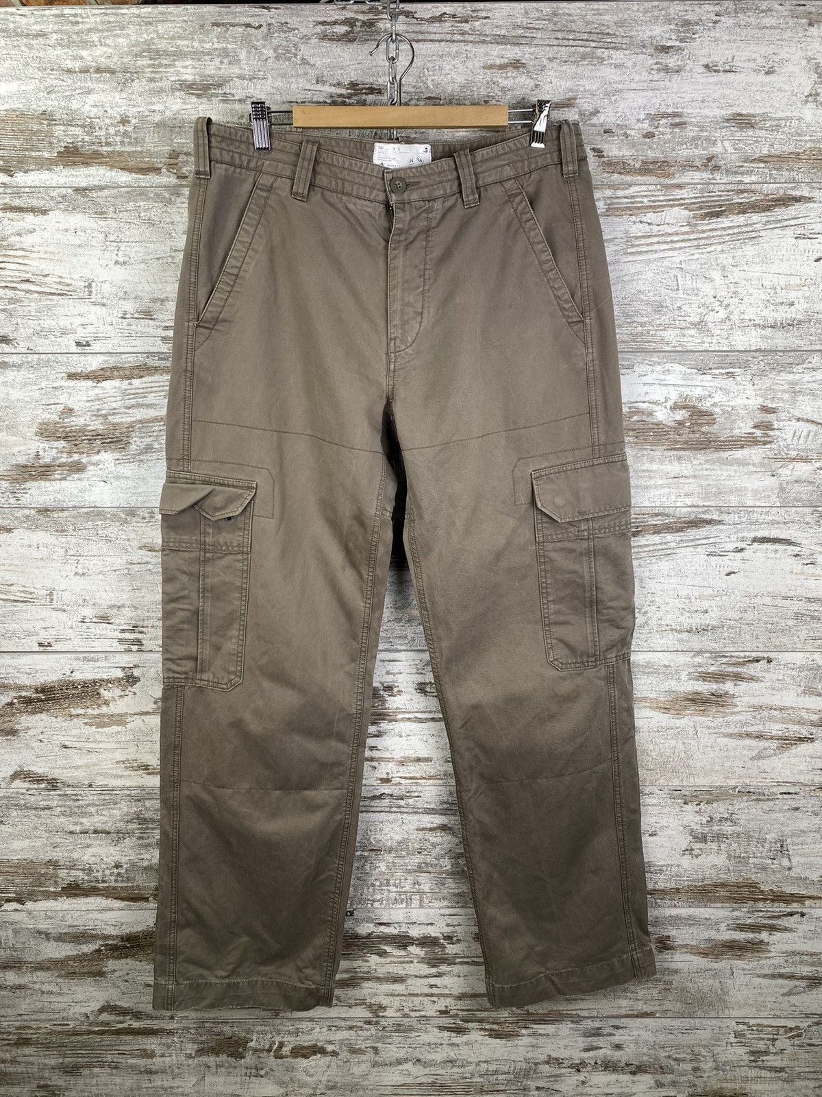 Gap × Vintage Mens Vintage Gap Cargo Pants streetwear y2k army Rare hype Size US 34 / EU 50 - 1 Thumbnail