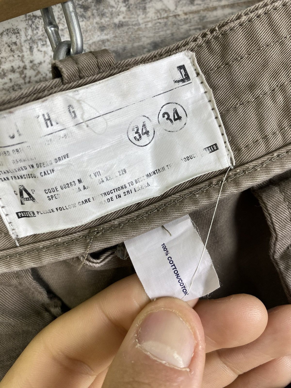 Gap × Vintage Mens Vintage Gap Cargo Pants streetwear y2k army Rare hype Size US 34 / EU 50 - 17 Thumbnail