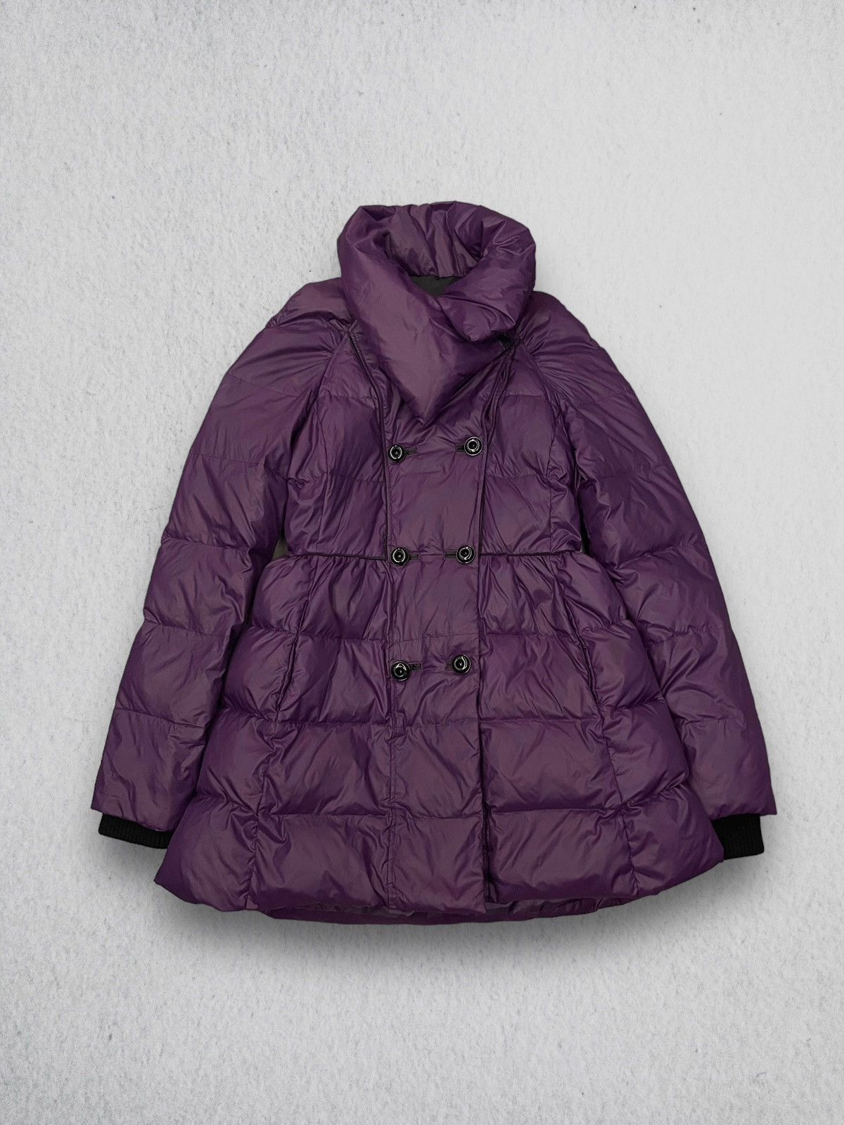 Juicy Couture Juicy Couture Violet Long Puffer Coat Jacket Size L / US 10 / IT 46 - 1 Thumbnail