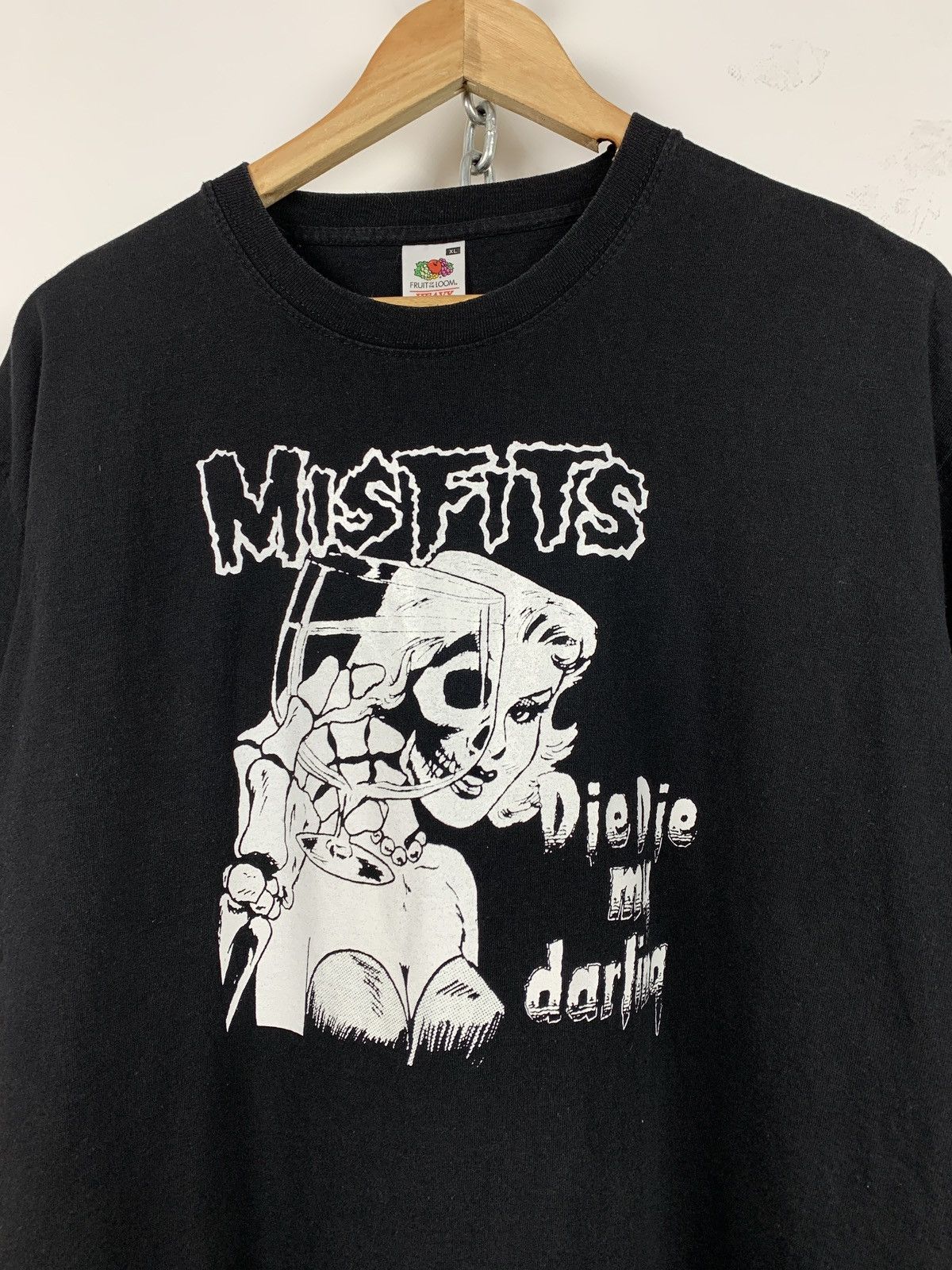 Vintage Misfits Die Die My Darling Black T-Shirt