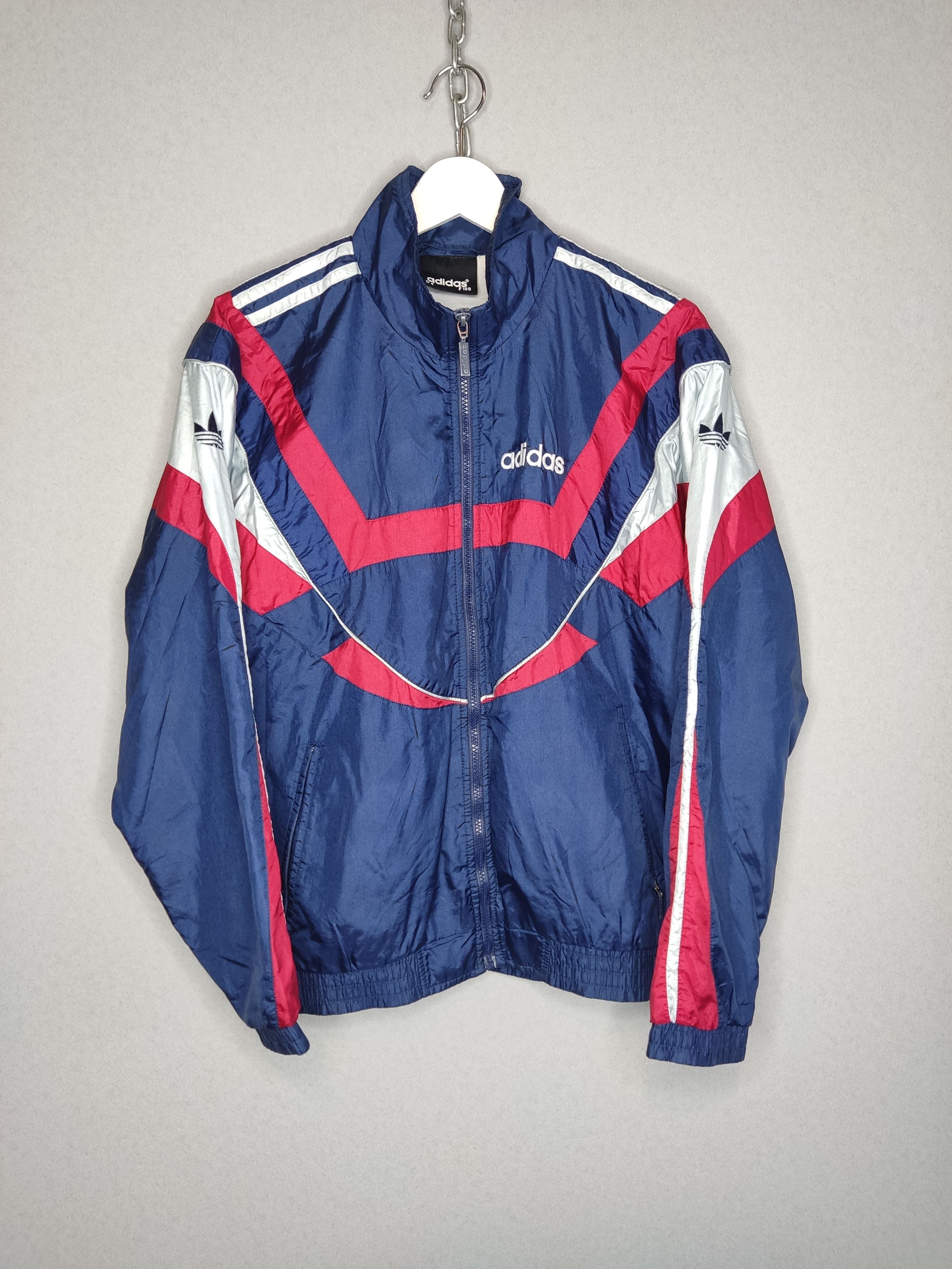 Pre-owned Adidas X Vintage Adidas Vintage Light Suit Jacket 90's Embroidered Logo In Multicolor