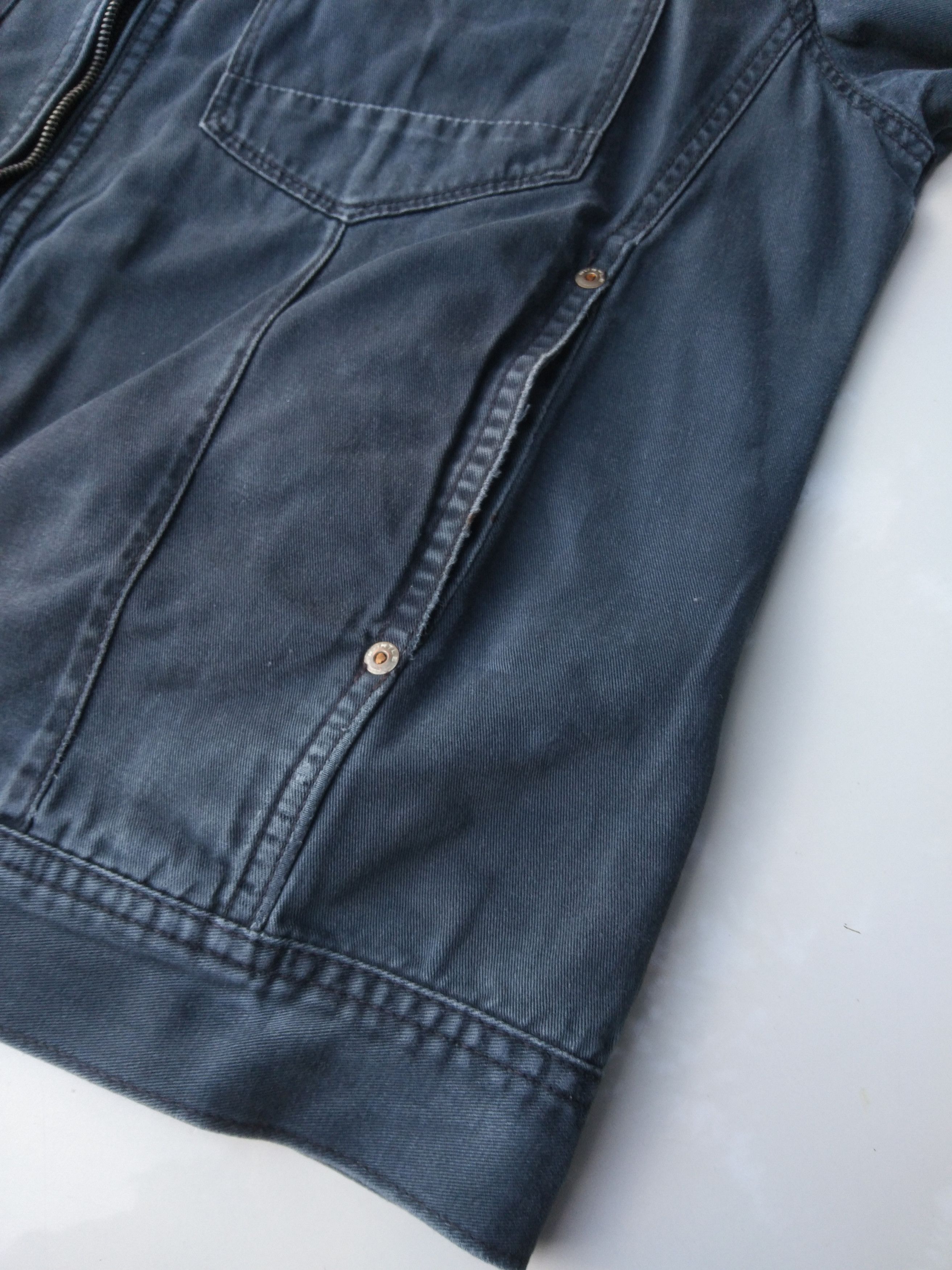 Japanese Brand BURTLE WORKWEAR MEN'S JACKET DISTRESSED Size US L / EU 52-54 / 3 - 9 Thumbnail