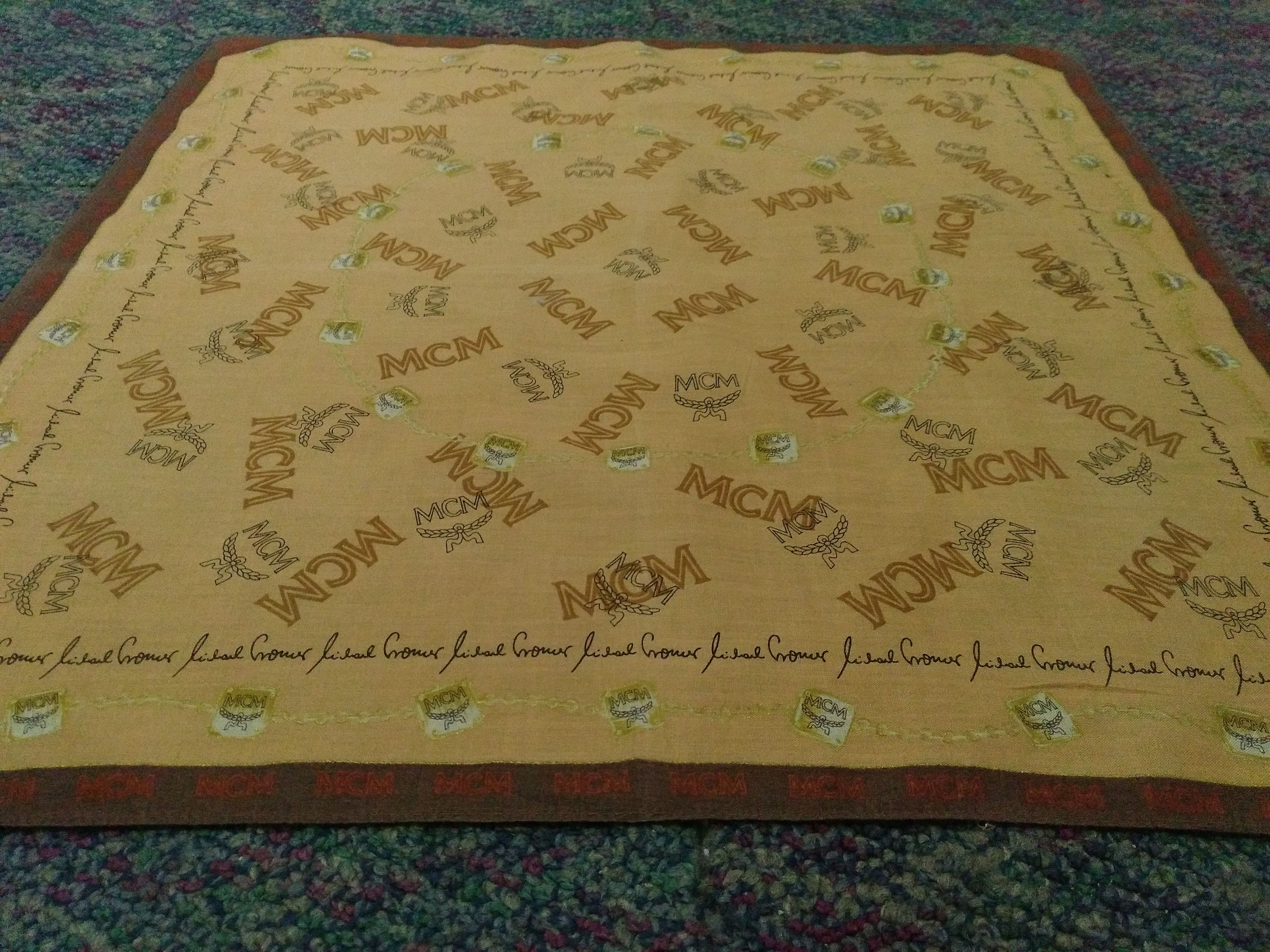 MCM MCM Handkerchief Pocketsquare Scarves Size ONE SIZE - 2 Thumbnail