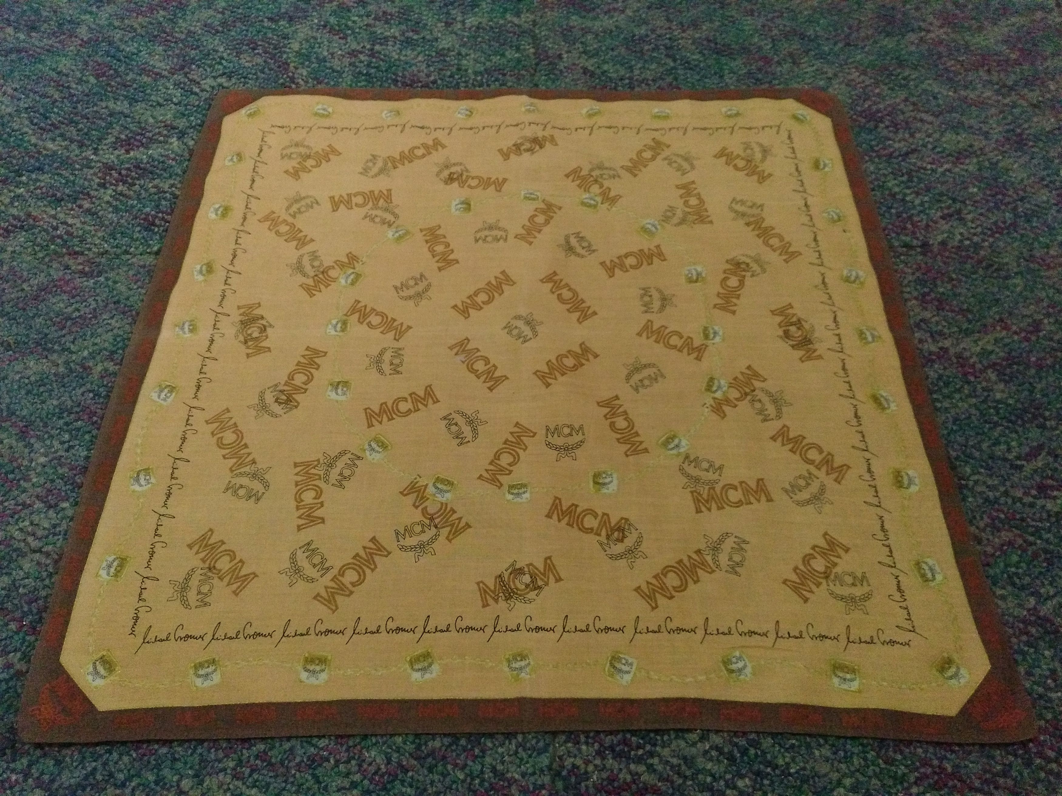 MCM MCM Handkerchief Pocketsquare Scarves Size ONE SIZE - 1 Thumbnail