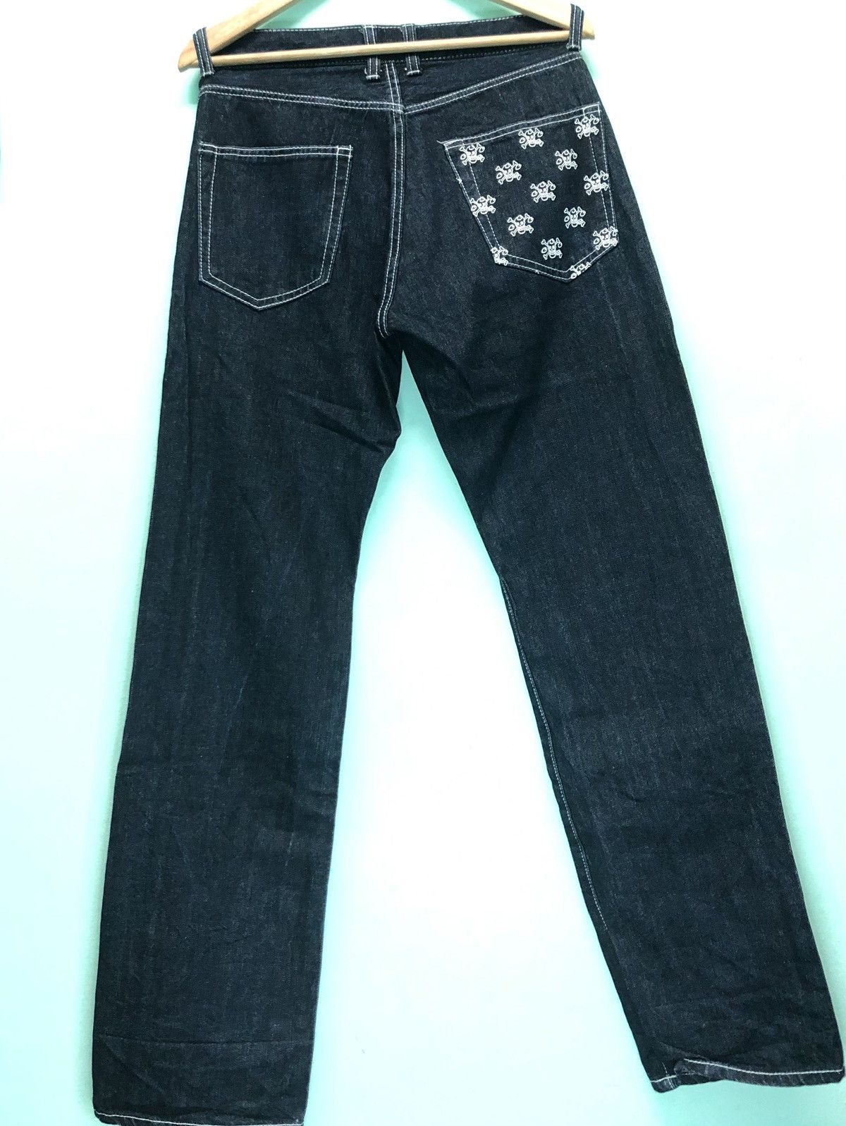 Japanese Brand × One Piece × Vintage VINTAGE ONE PIECE JAPANESE ANIME BLUE DENIM JEANS Size US 31 - 7 Thumbnail