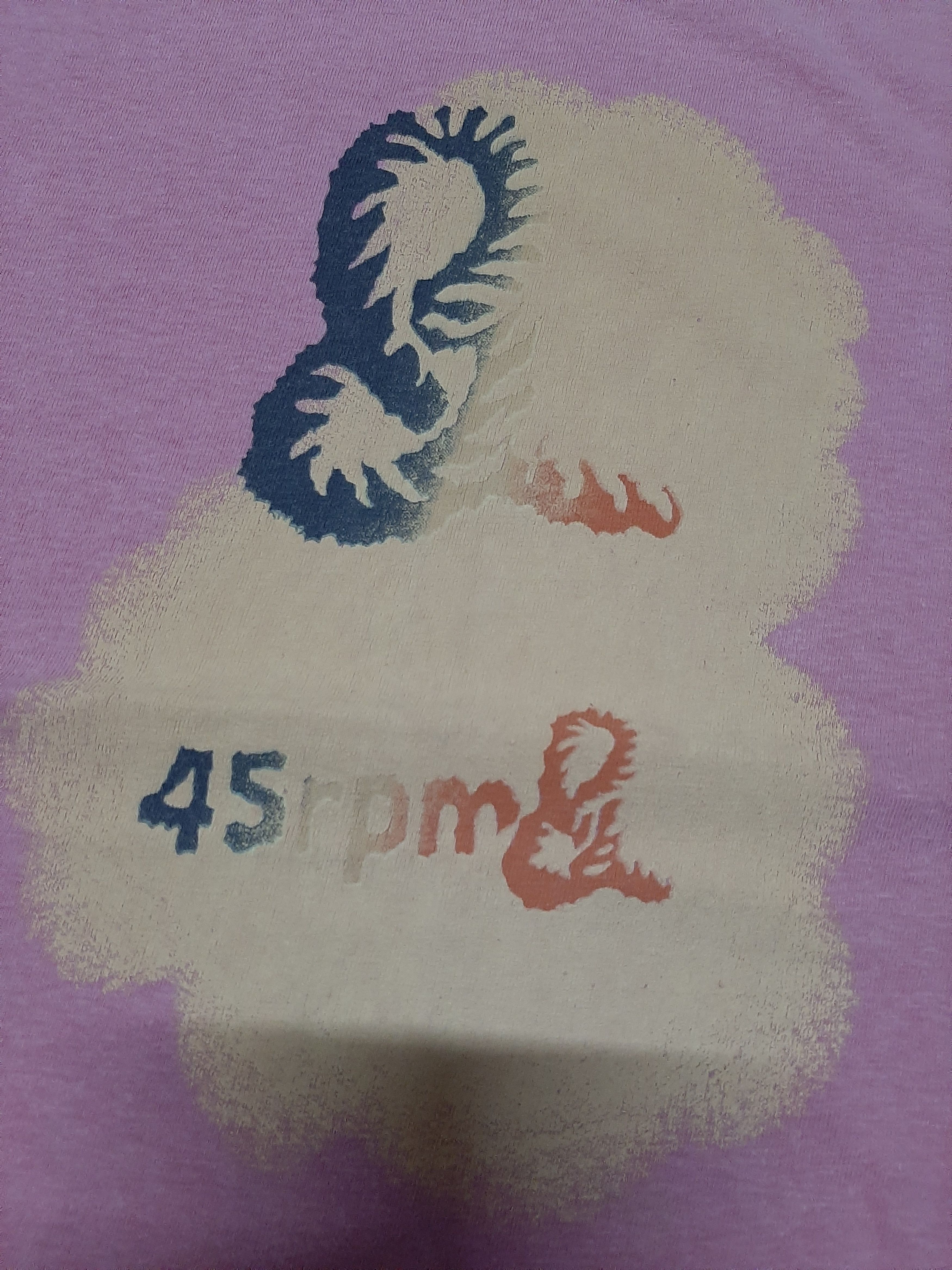 45rpm × Vintage VTG SINGLE STICH 45 rpm TSHIRT Size US S / EU 44-46 / 1 - 2 Thumbnail