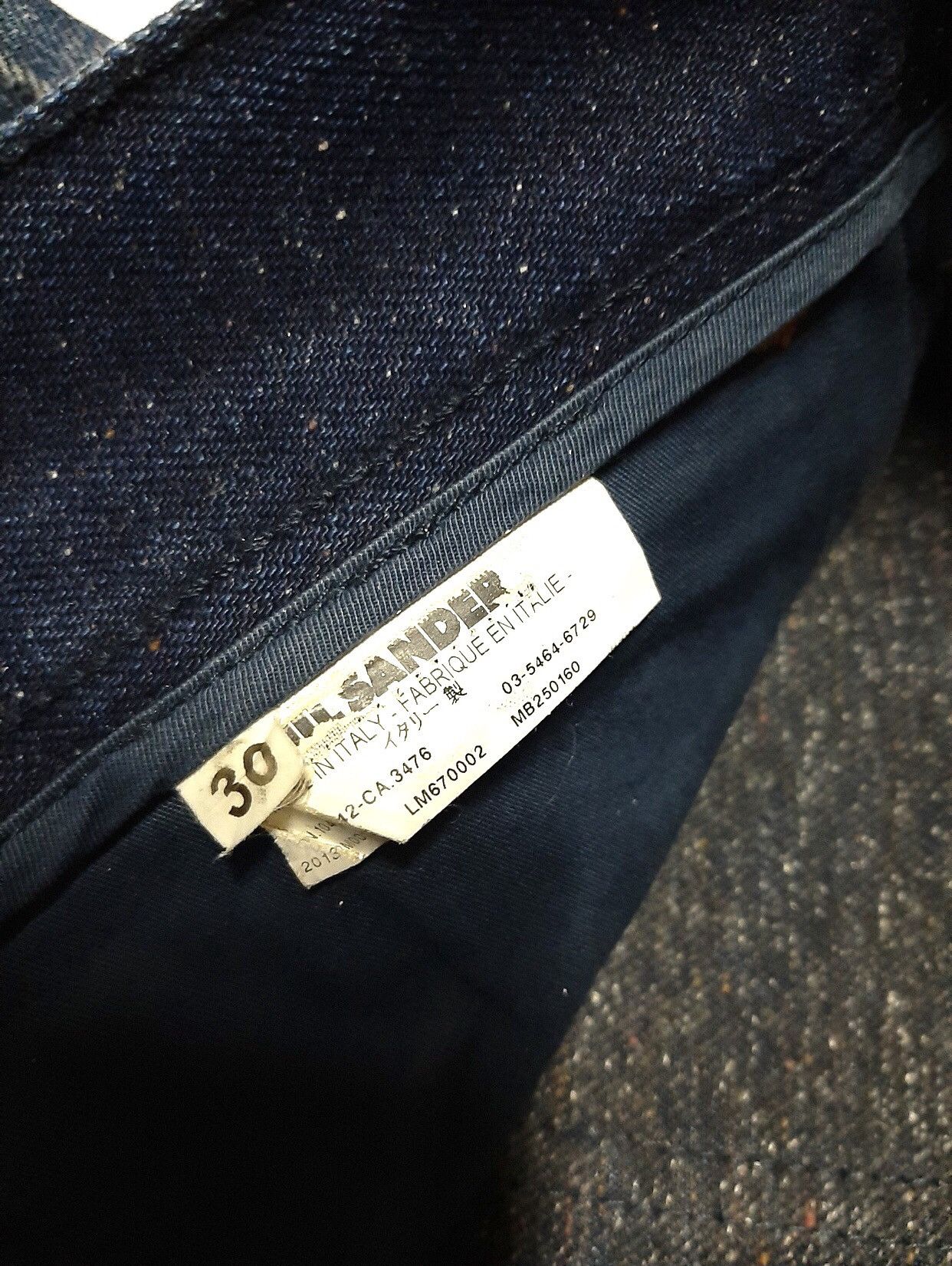 Jil Sander JIL SANDER SELVEDGE INDIGO DENIM MADE IN ITALY 🇮🇹 Size US 32 / EU 48 - 3 Thumbnail