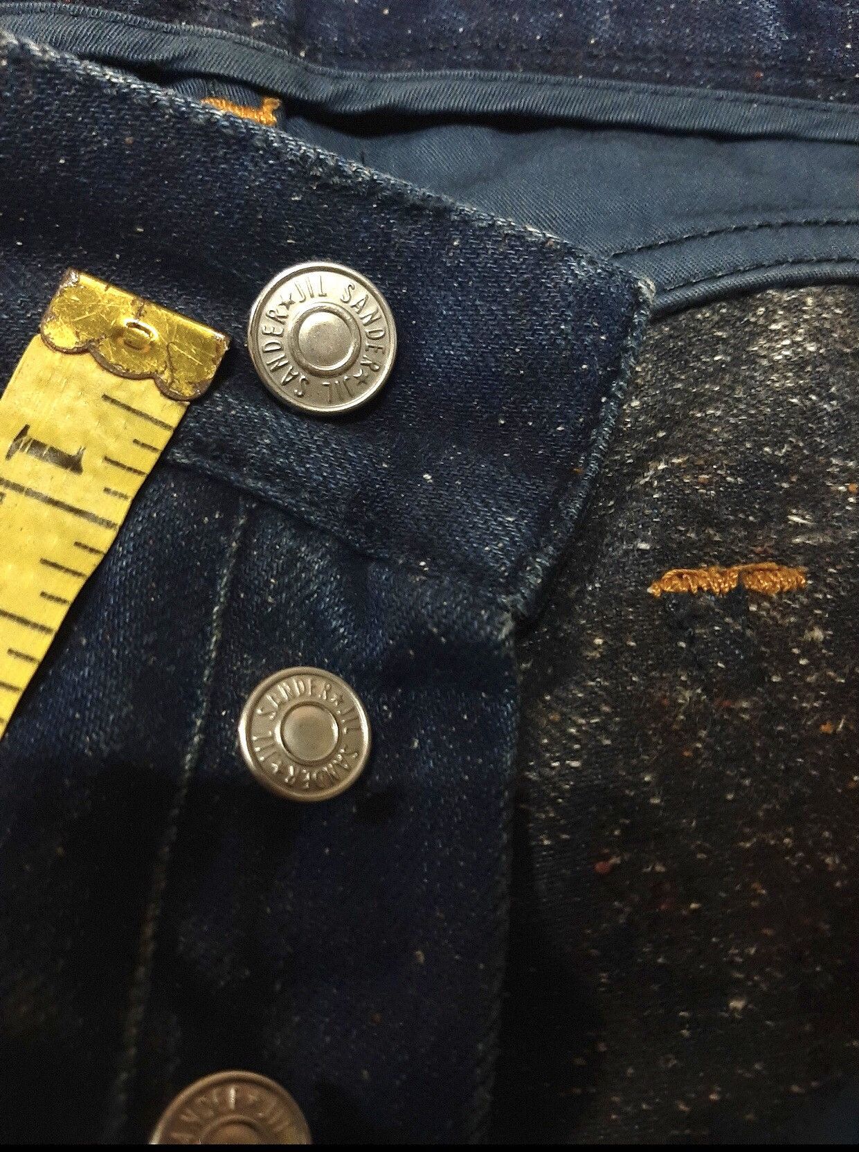Jil Sander JIL SANDER SELVEDGE INDIGO DENIM MADE IN ITALY 🇮🇹 Size US 32 / EU 48 - 9 Thumbnail