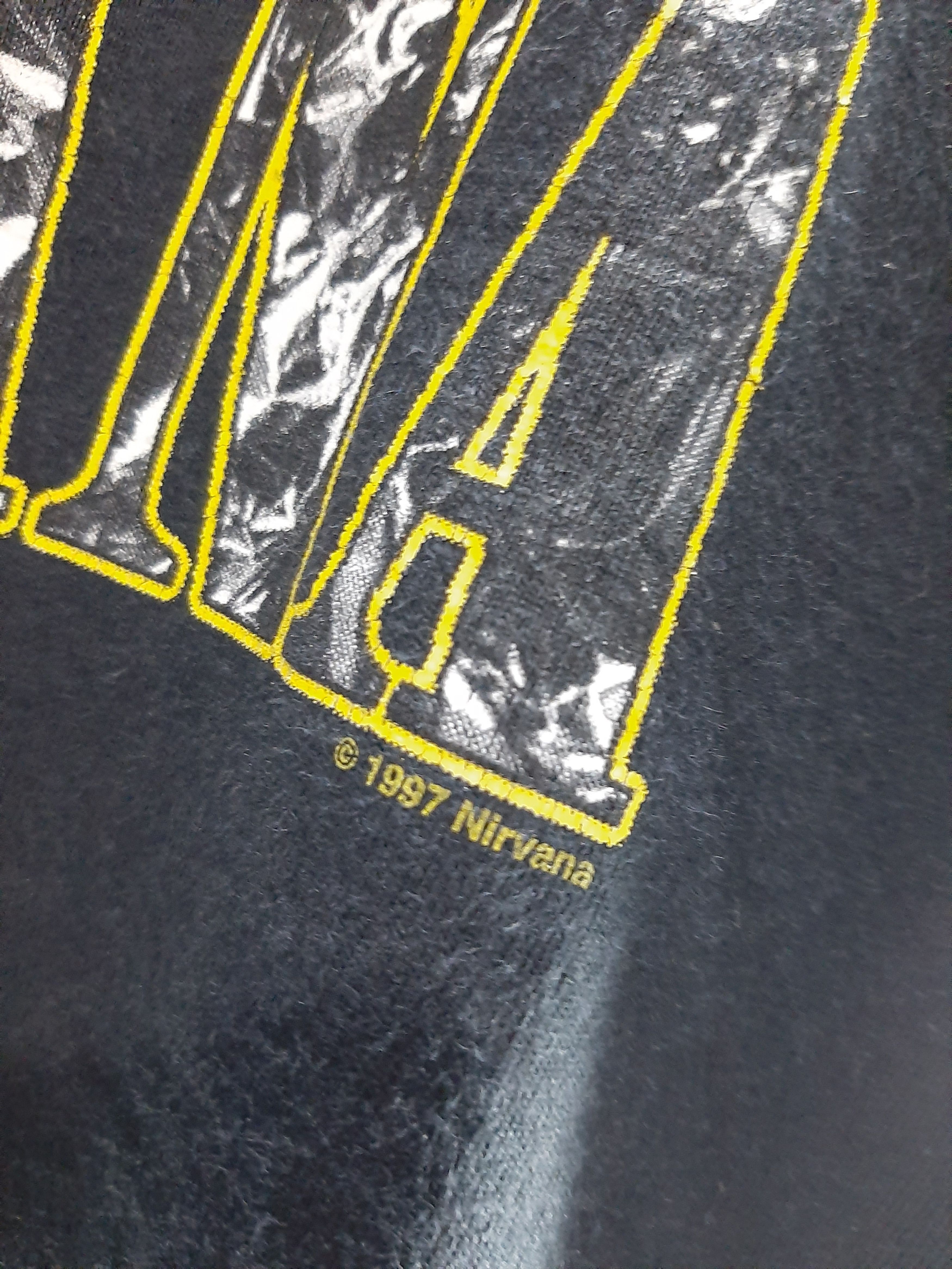 Band Tees × Vintage VINTAGE NIRVANA 1997 SPELL OUT TEE Size US S / EU 44-46 / 1 - 2 Thumbnail