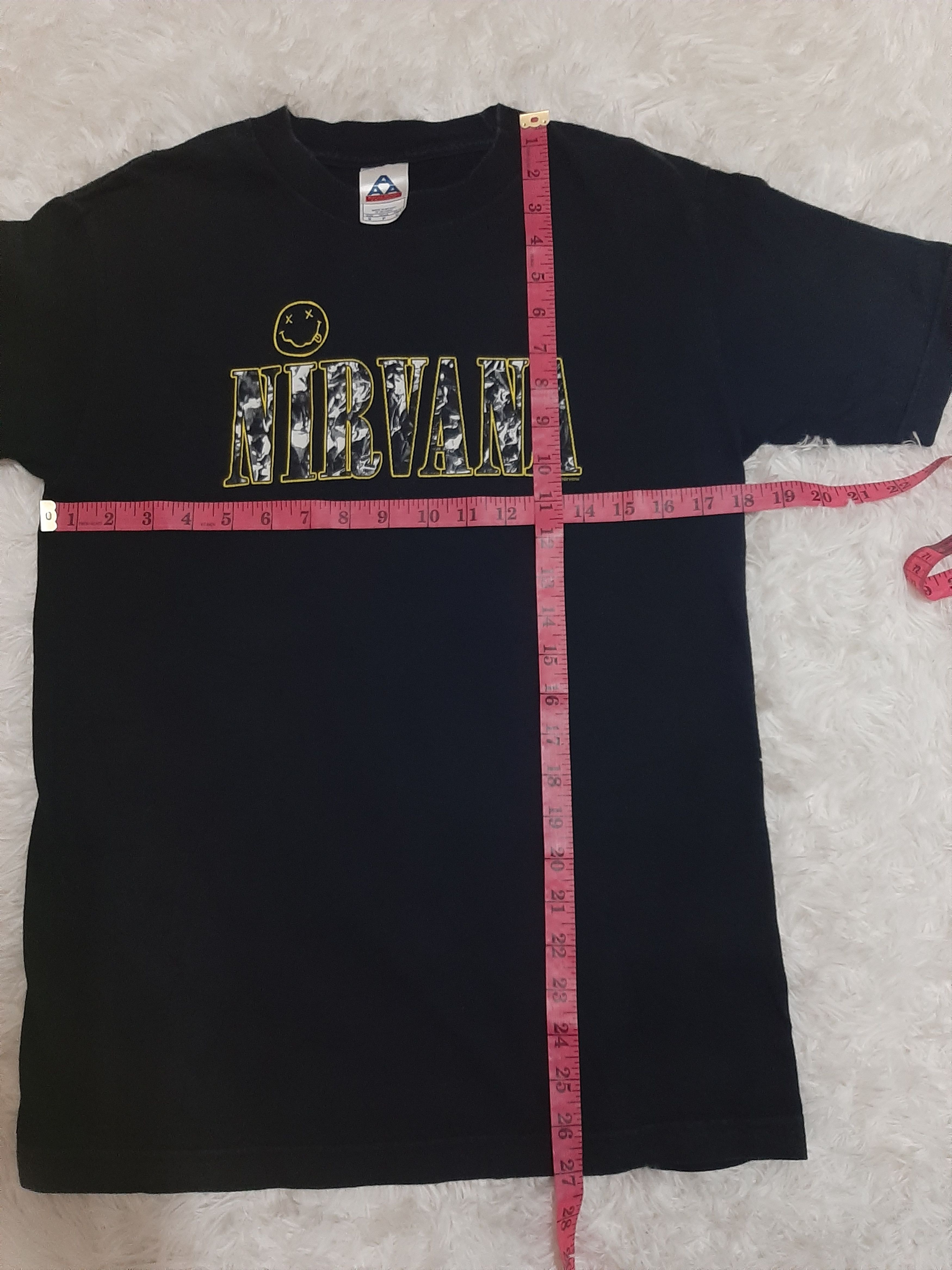 Band Tees × Vintage VINTAGE NIRVANA 1997 SPELL OUT TEE Size US S / EU 44-46 / 1 - 5 Thumbnail