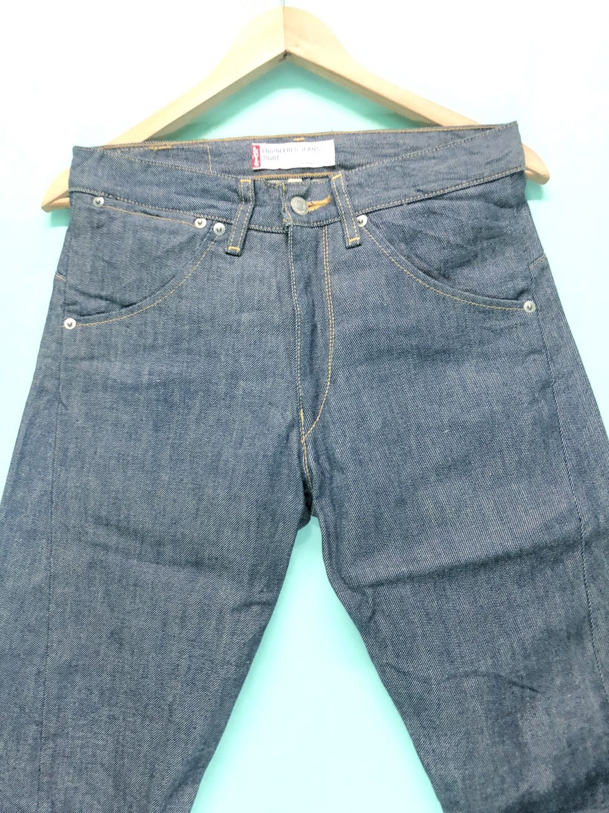 Levi's × Vintage VINTAGE LEVIS ENGINEERED JEAN TIGHT SINGLE BACK POCKET DENIM Size US 29 - 5 Thumbnail