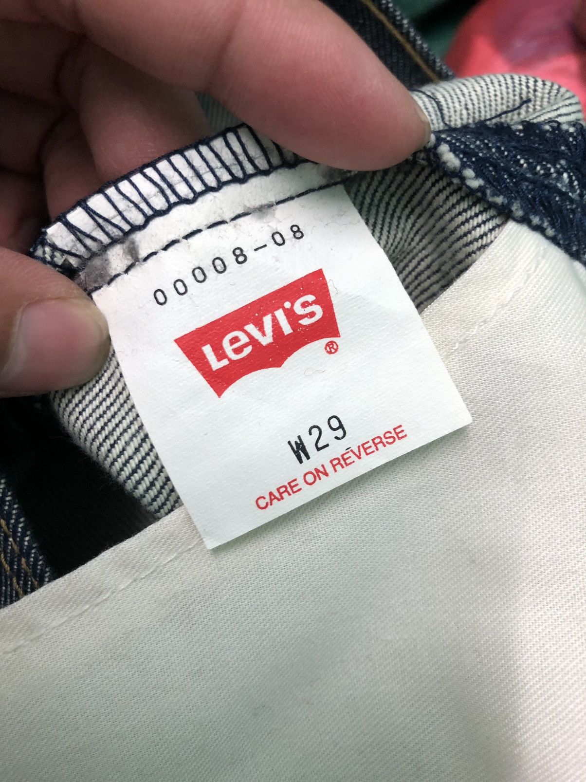 Levi's × Vintage VINTAGE LEVIS ENGINEERED JEAN TIGHT SINGLE BACK POCKET DENIM Size US 29 - 9 Thumbnail