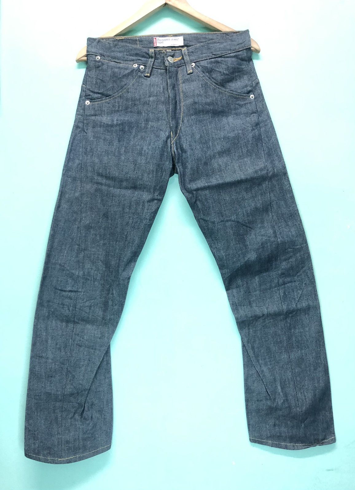 Levi's × Vintage VINTAGE LEVIS ENGINEERED JEAN TIGHT SINGLE BACK POCKET DENIM Size US 29 - 6 Thumbnail