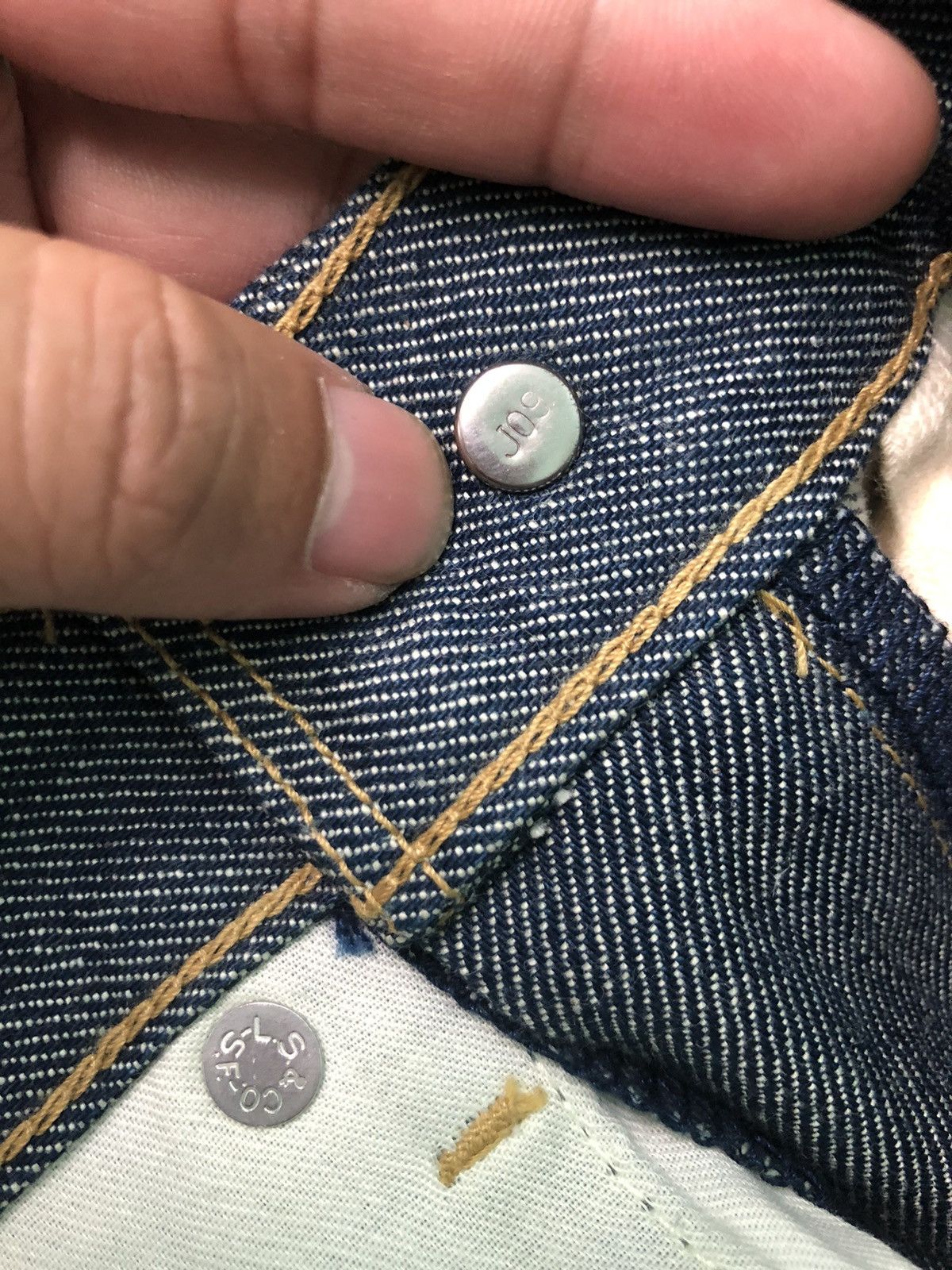 Levi's × Vintage VINTAGE LEVIS ENGINEERED JEAN TIGHT SINGLE BACK POCKET DENIM Size US 29 - 11 Thumbnail