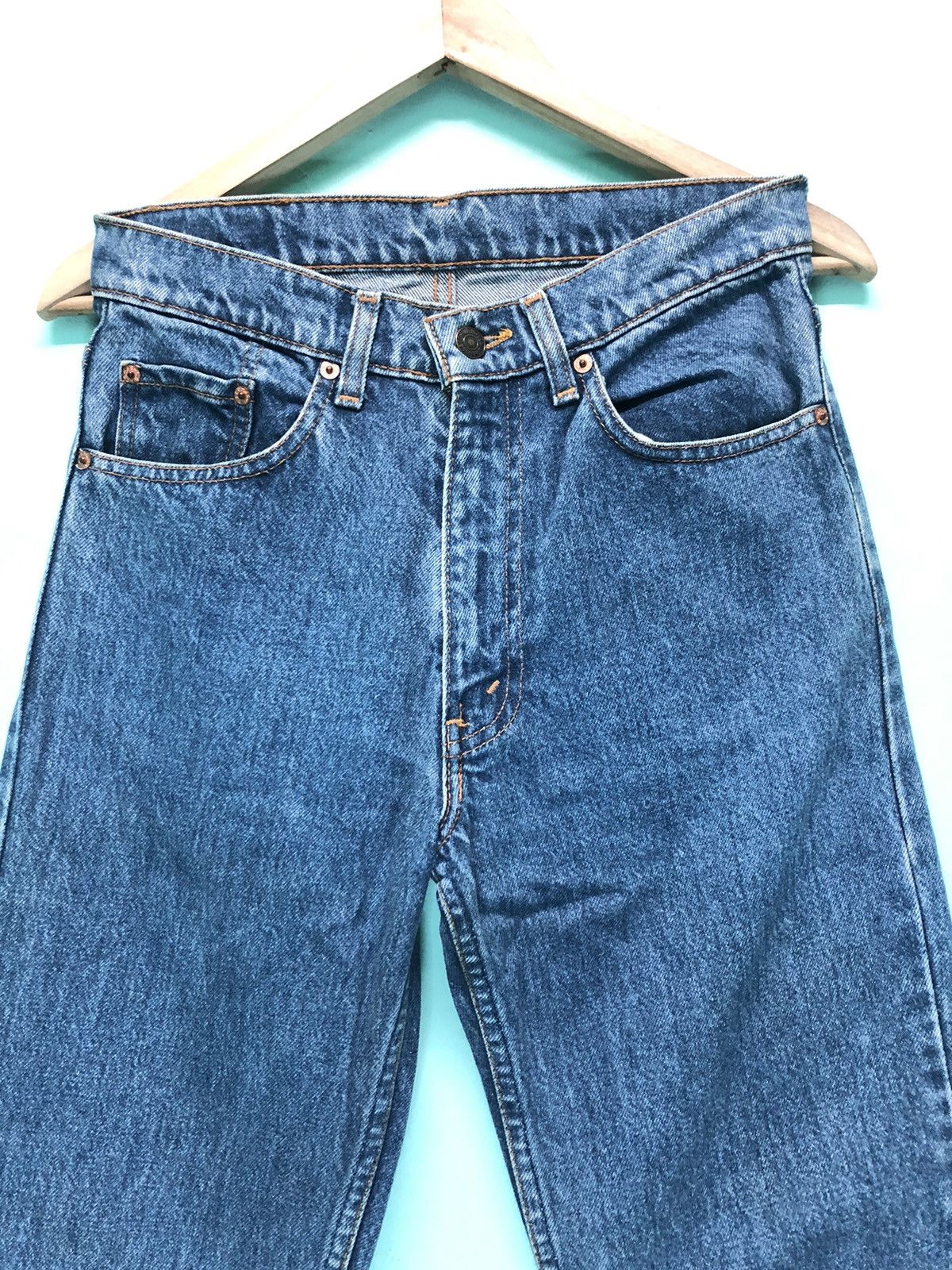 Levi's × Vintage VINTAGE LEVIS 90’ BLUE WASH DISTRESSED DENIM JEANS Size US 29 - 5 Thumbnail