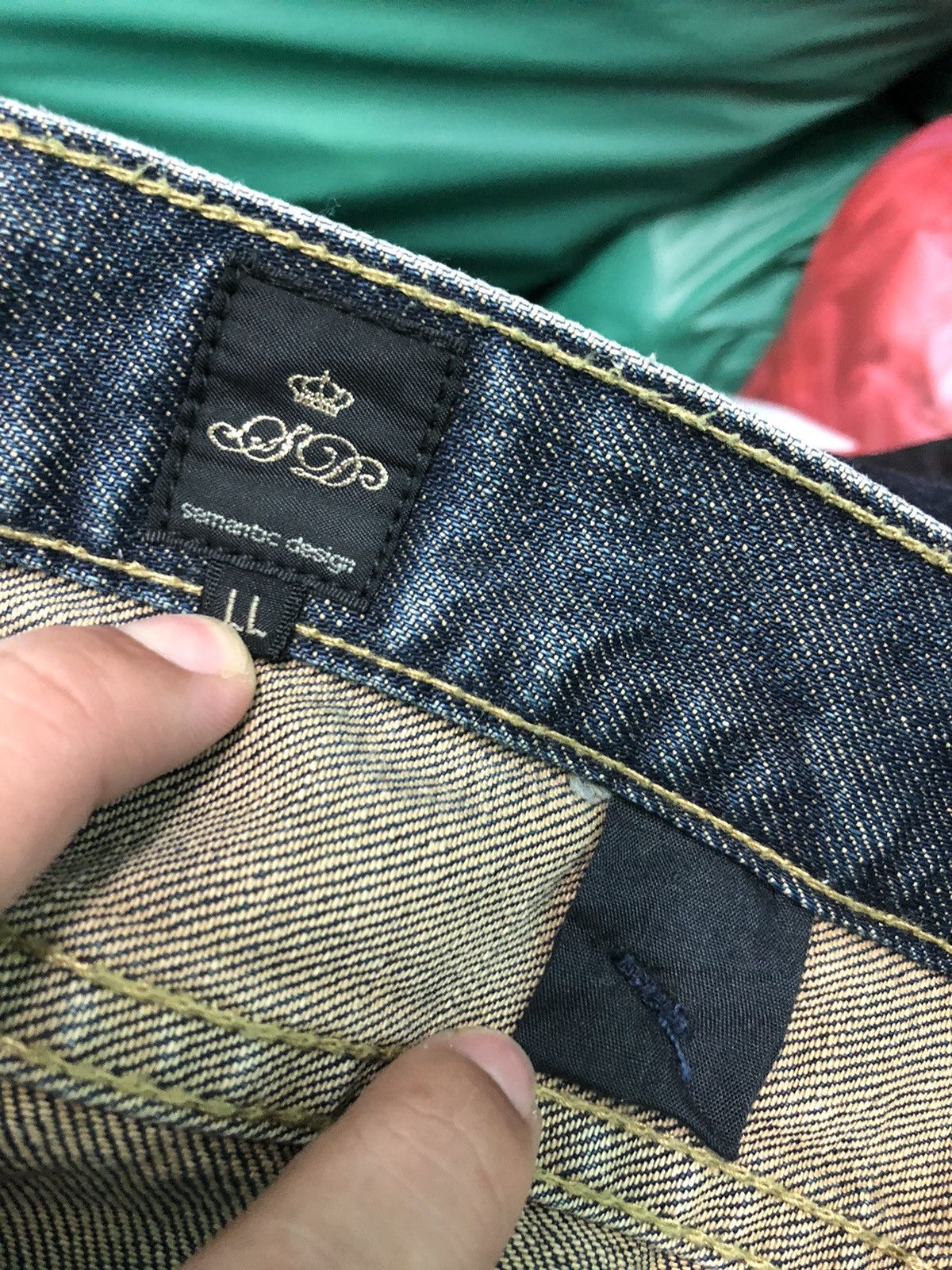 Japanese Brand × Vintage VINTAGE SEMANTIC DESIGN JAPANESE BRAND ANKLE CUT DENIM JEANS Size US 32 / EU 48 - 7 Thumbnail