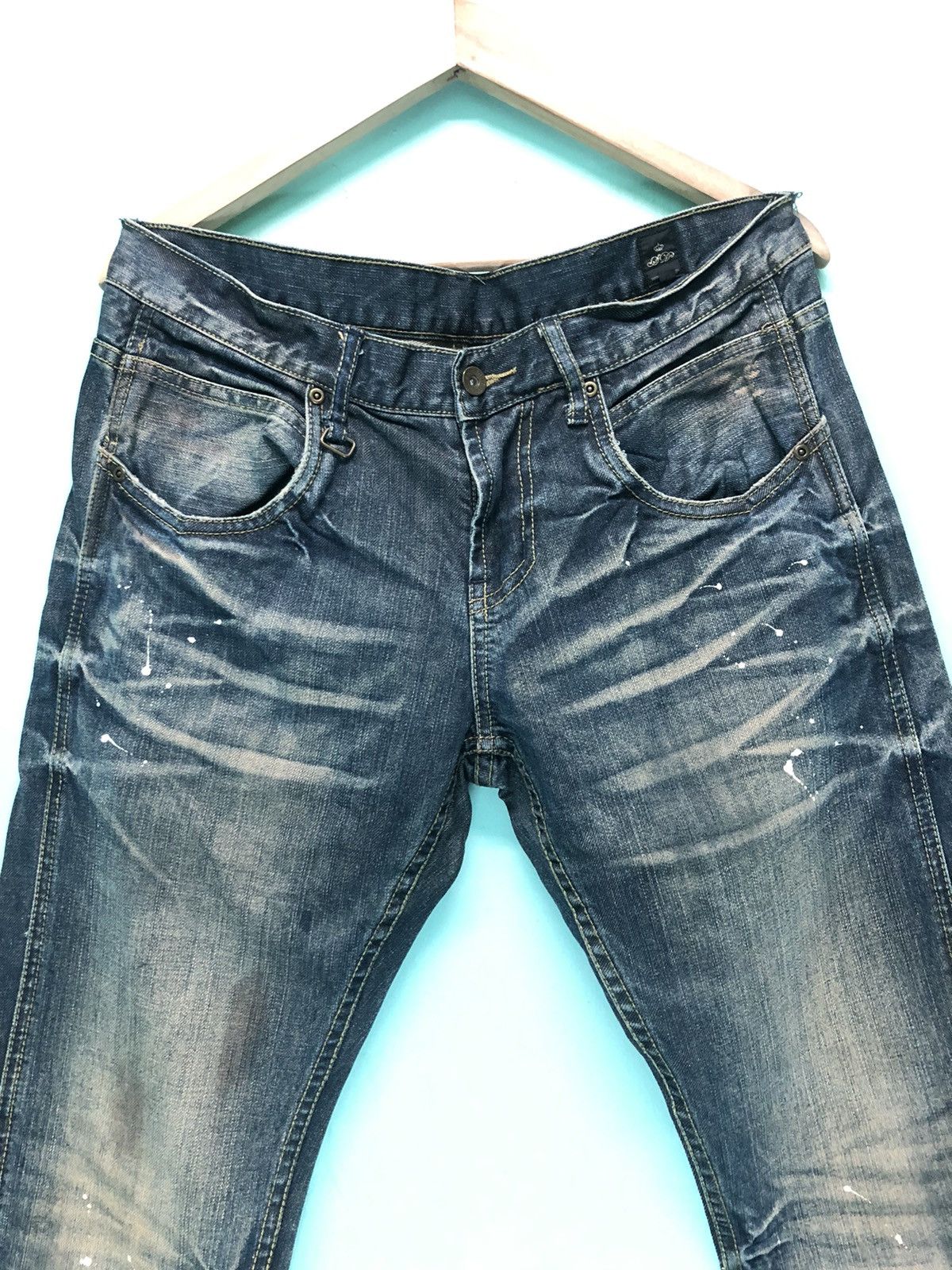 Japanese Brand × Vintage VINTAGE SEMANTIC DESIGN JAPANESE BRAND ANKLE CUT DENIM JEANS Size US 32 / EU 48 - 2 Thumbnail