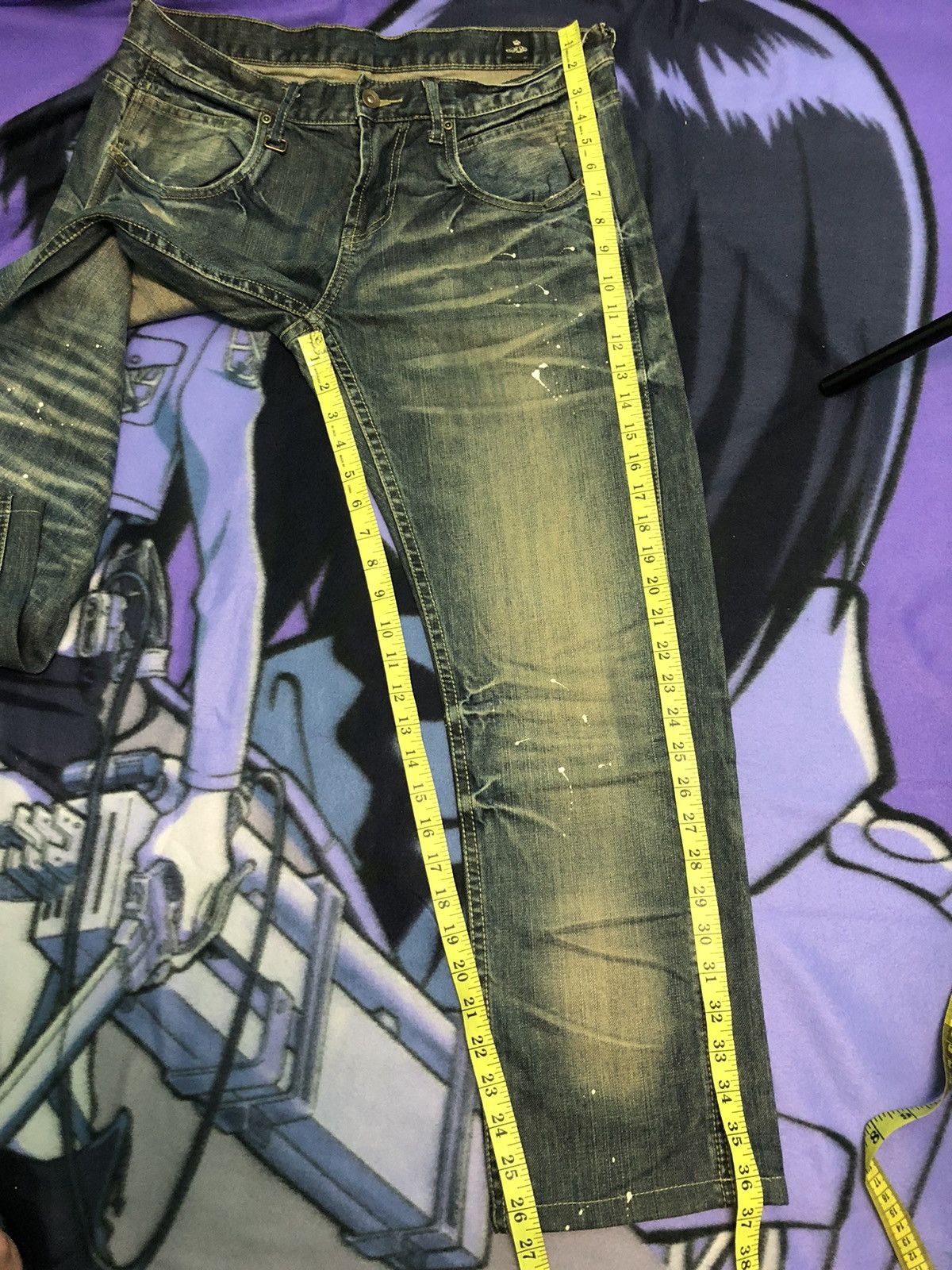 Japanese Brand × Vintage VINTAGE SEMANTIC DESIGN JAPANESE BRAND ANKLE CUT DENIM JEANS Size US 32 / EU 48 - 10 Thumbnail