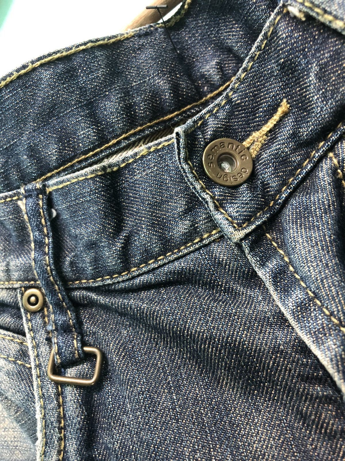 Japanese Brand × Vintage VINTAGE SEMANTIC DESIGN JAPANESE BRAND ANKLE CUT DENIM JEANS Size US 32 / EU 48 - 3 Thumbnail