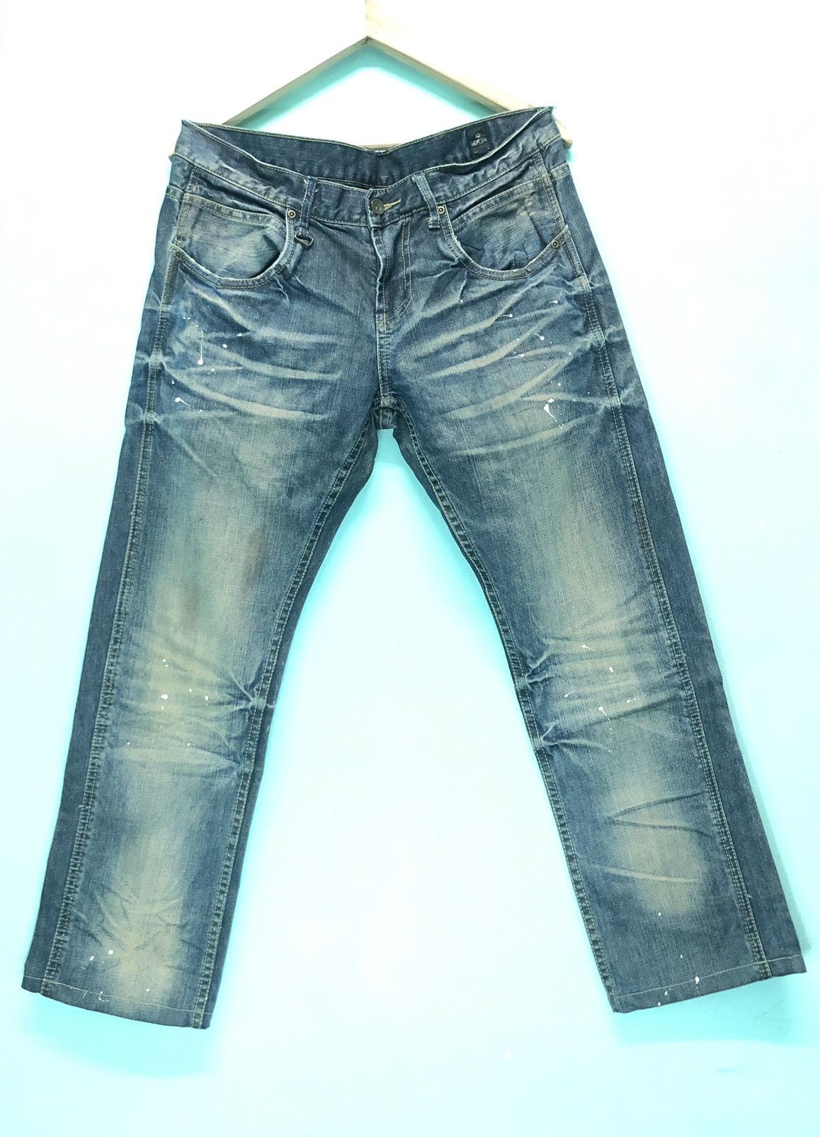 Japanese Brand × Vintage VINTAGE SEMANTIC DESIGN JAPANESE BRAND ANKLE CUT DENIM JEANS Size US 32 / EU 48 - 1 Thumbnail
