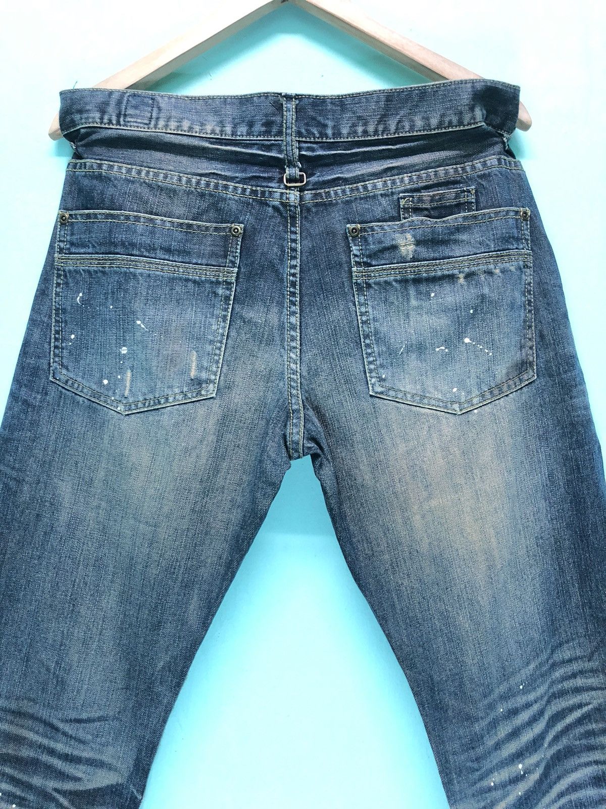 Japanese Brand × Vintage VINTAGE SEMANTIC DESIGN JAPANESE BRAND ANKLE CUT DENIM JEANS Size US 32 / EU 48 - 5 Thumbnail