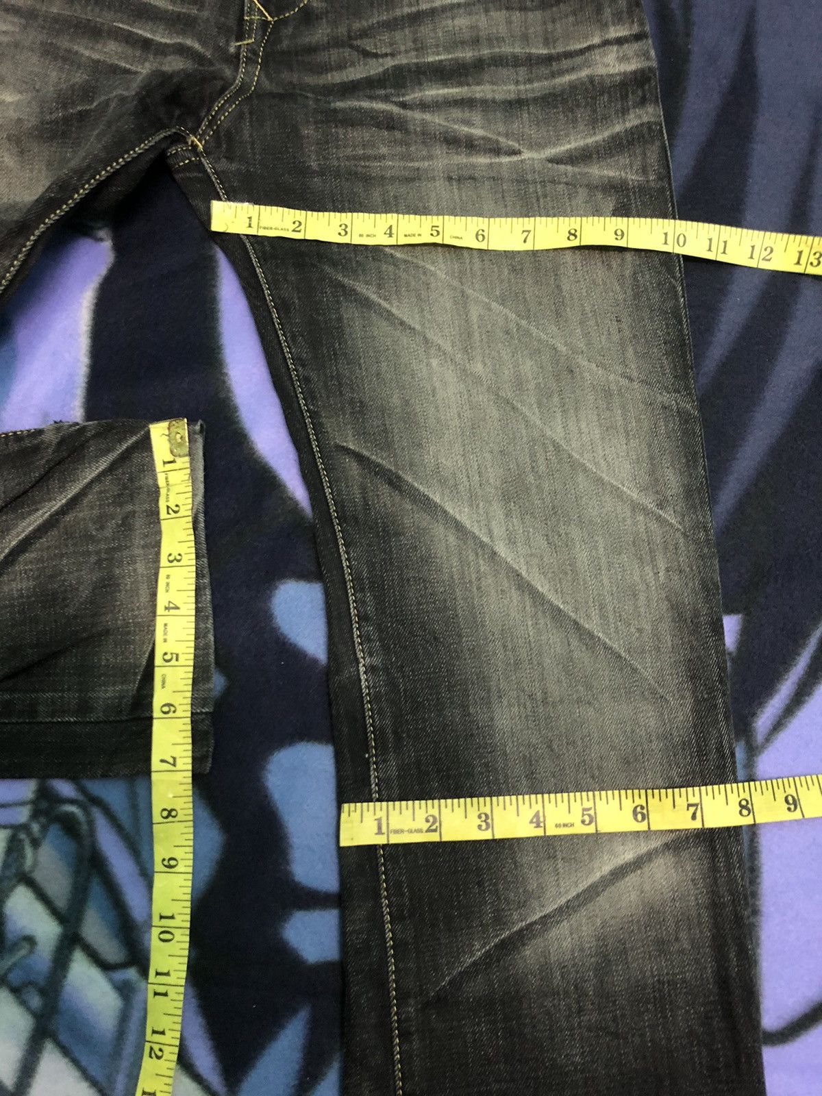 Japanese Brand × Seditionaries ARMY OF NO! JAPANESE BRAND SKULL CROSS PUNK DENIM JEANS Size US 30 / EU 46 - 14 Thumbnail