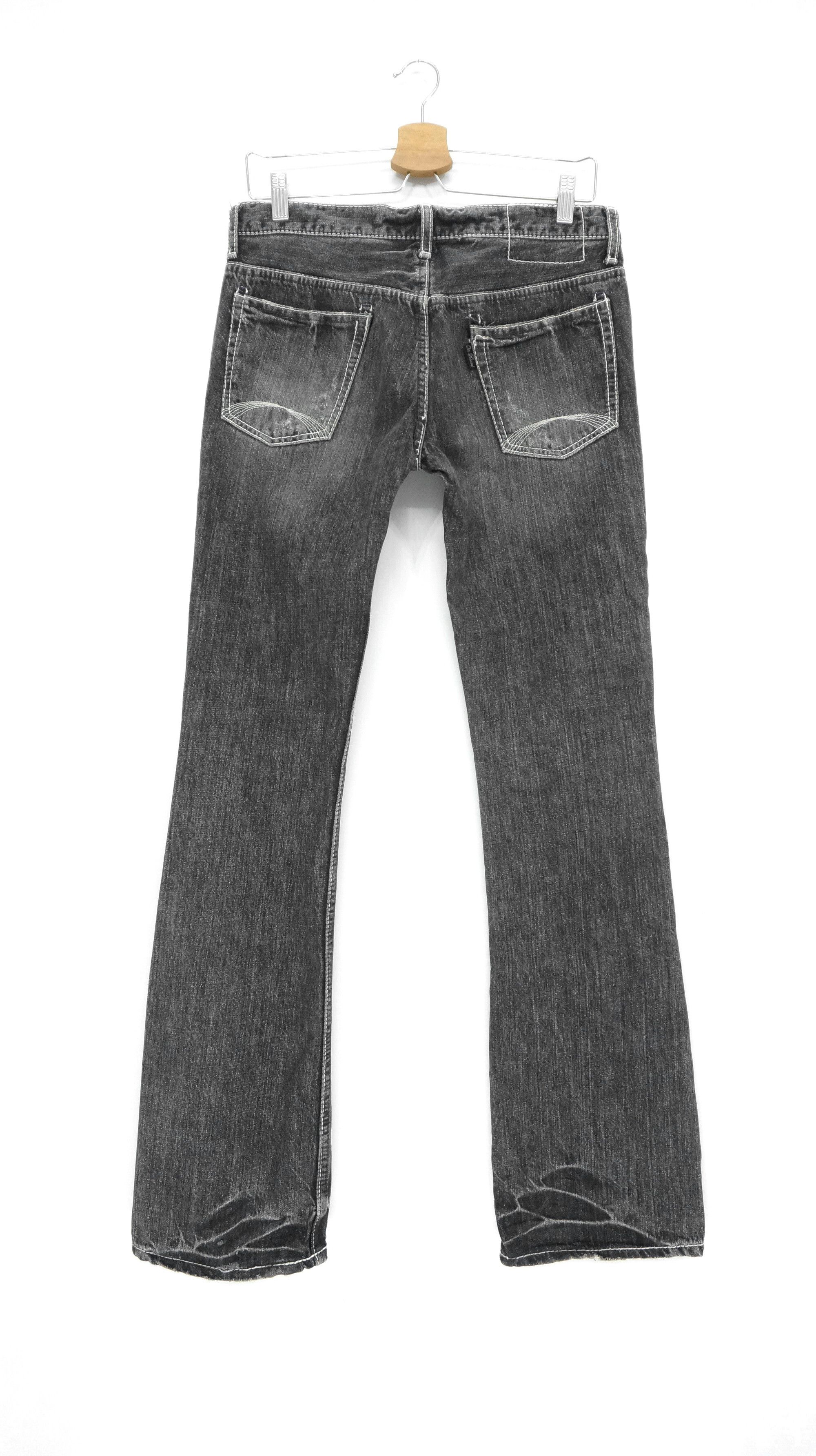 Other Vintage ONBOARD Japan Distressed Lowrise Jeans Size US 30 / EU 46 - 3 Thumbnail