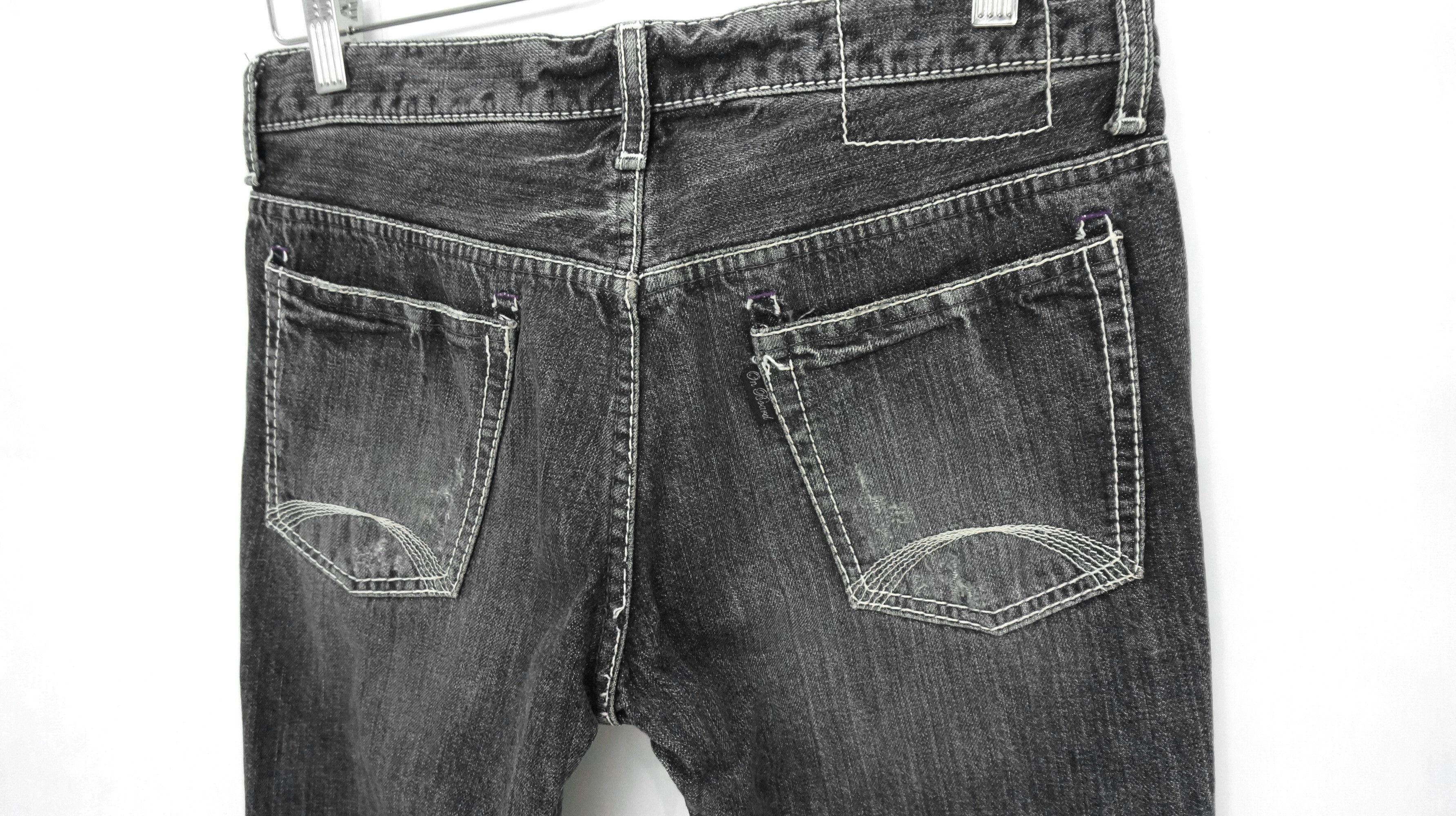 Other Vintage ONBOARD Japan Distressed Lowrise Jeans Size US 30 / EU 46 - 10 Thumbnail