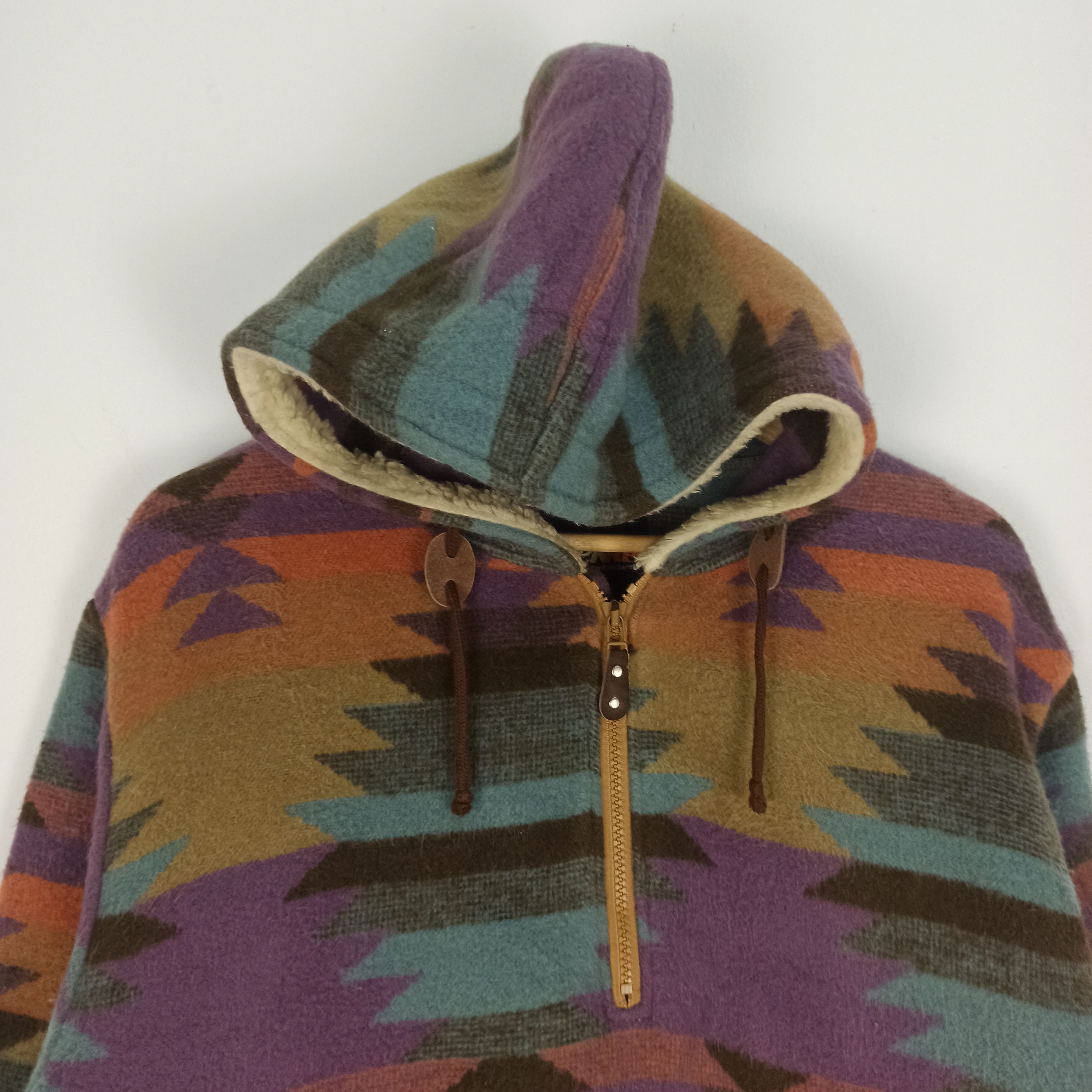 Native 🔥STEALS🔥Henke Swizerland Navajo Pullover Hoodie Sweatshirt Size US L / EU 52-54 / 3 - 4 Thumbnail