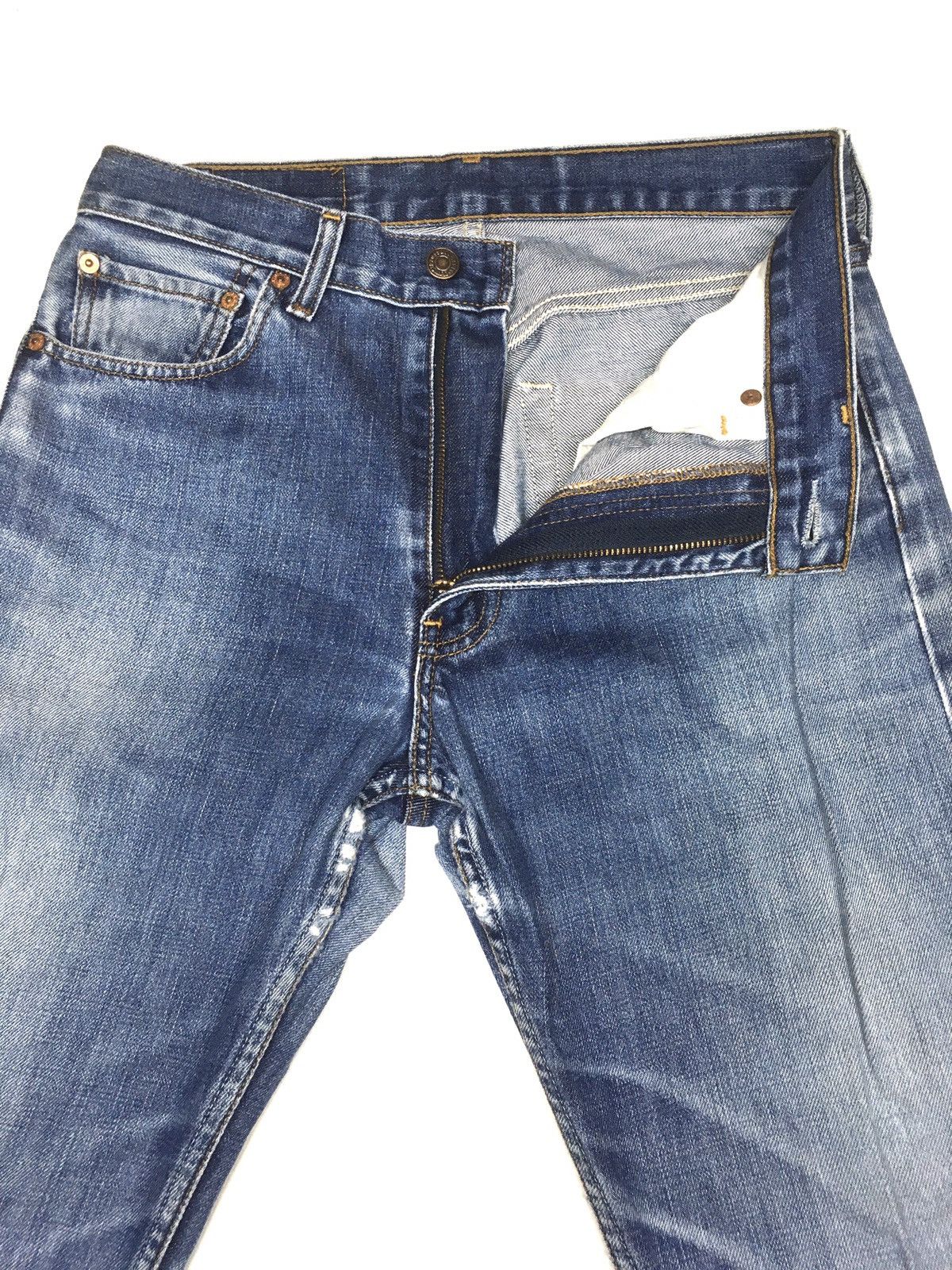 Levi's × Vintage Vintage 1998 Levi’s 505 blue wash distressed denim Size US 30 / EU 46 - 6 Thumbnail