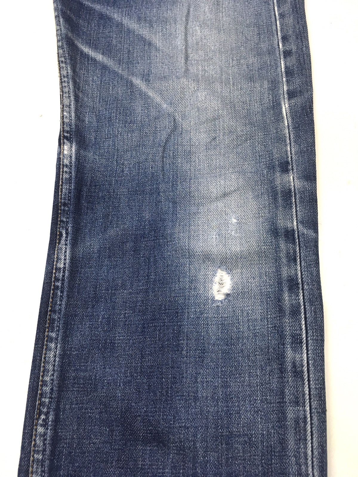 Levi's × Vintage Vintage 1998 Levi’s 505 blue wash distressed denim Size US 30 / EU 46 - 9 Thumbnail
