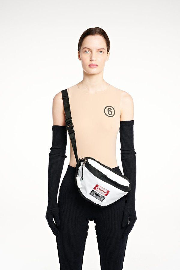 Eastpak × Maison Margiela !DS! Maison Margiela X Eastpak Reversible Blue Grey Bumbag Size ONE SIZE - 3 Thumbnail