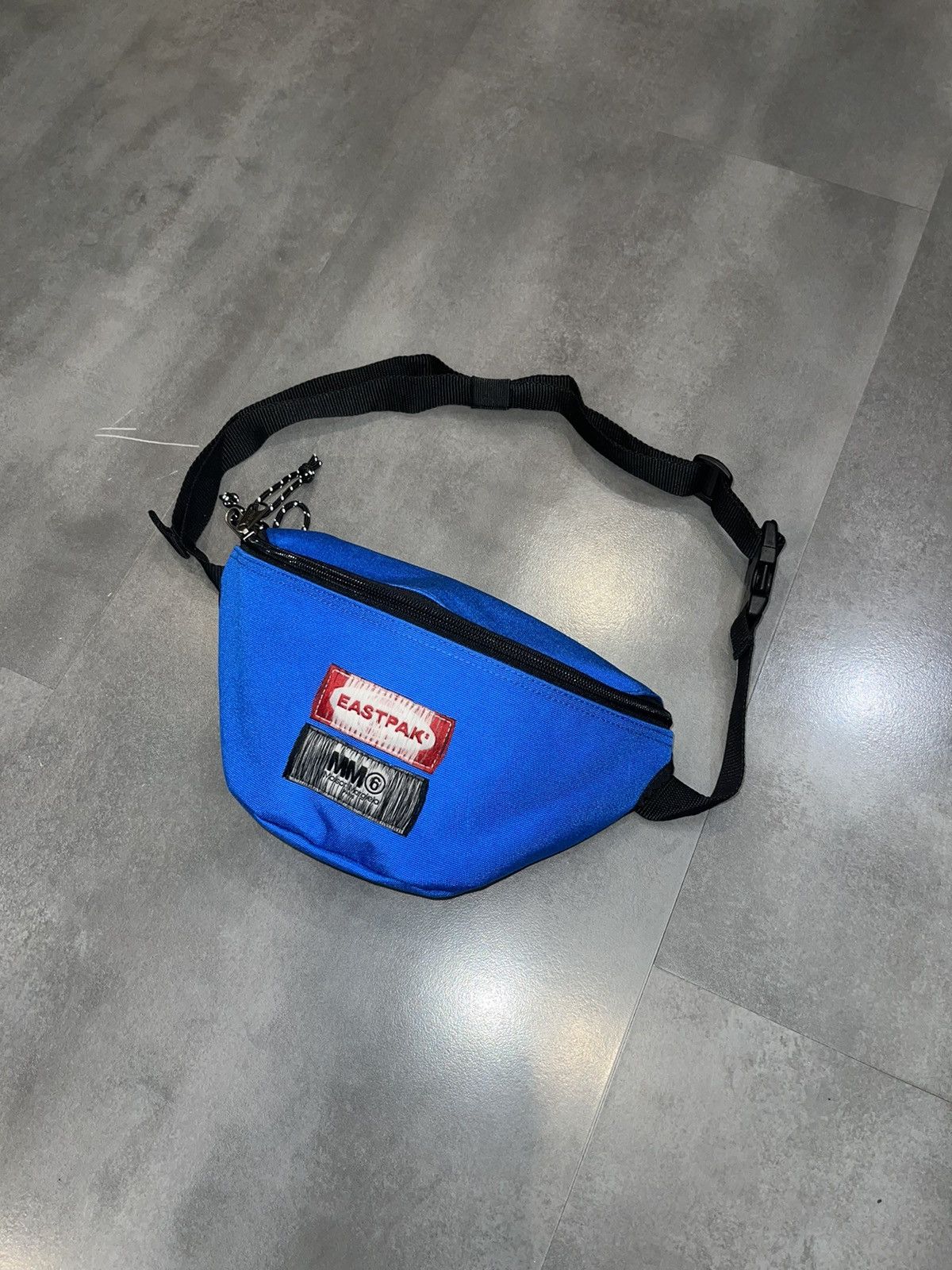 Eastpak × Maison Margiela !DS! Maison Margiela X Eastpak Reversible Blue Grey Bumbag Size ONE SIZE - 4 Thumbnail