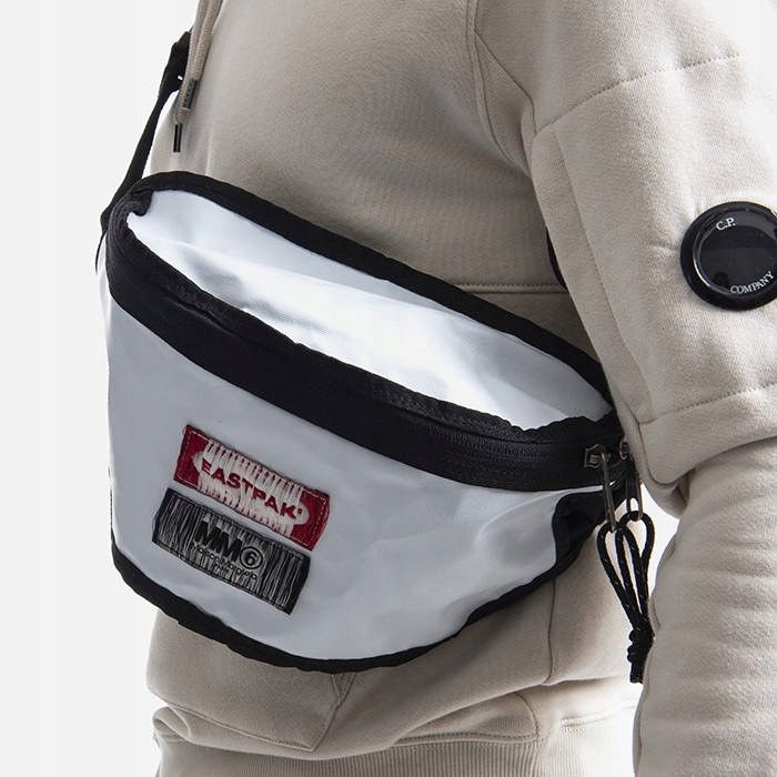 Eastpak × Maison Margiela !DS! Maison Margiela X Eastpak Reversible Blue Grey Bumbag Size ONE SIZE - 2 Thumbnail