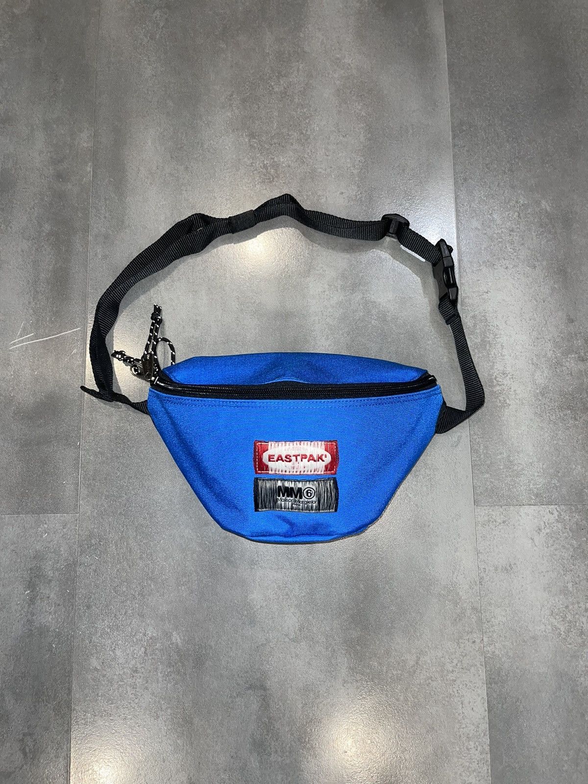Eastpak × Maison Margiela !DS! Maison Margiela X Eastpak Reversible Blue Grey Bumbag Size ONE SIZE - 5 Thumbnail