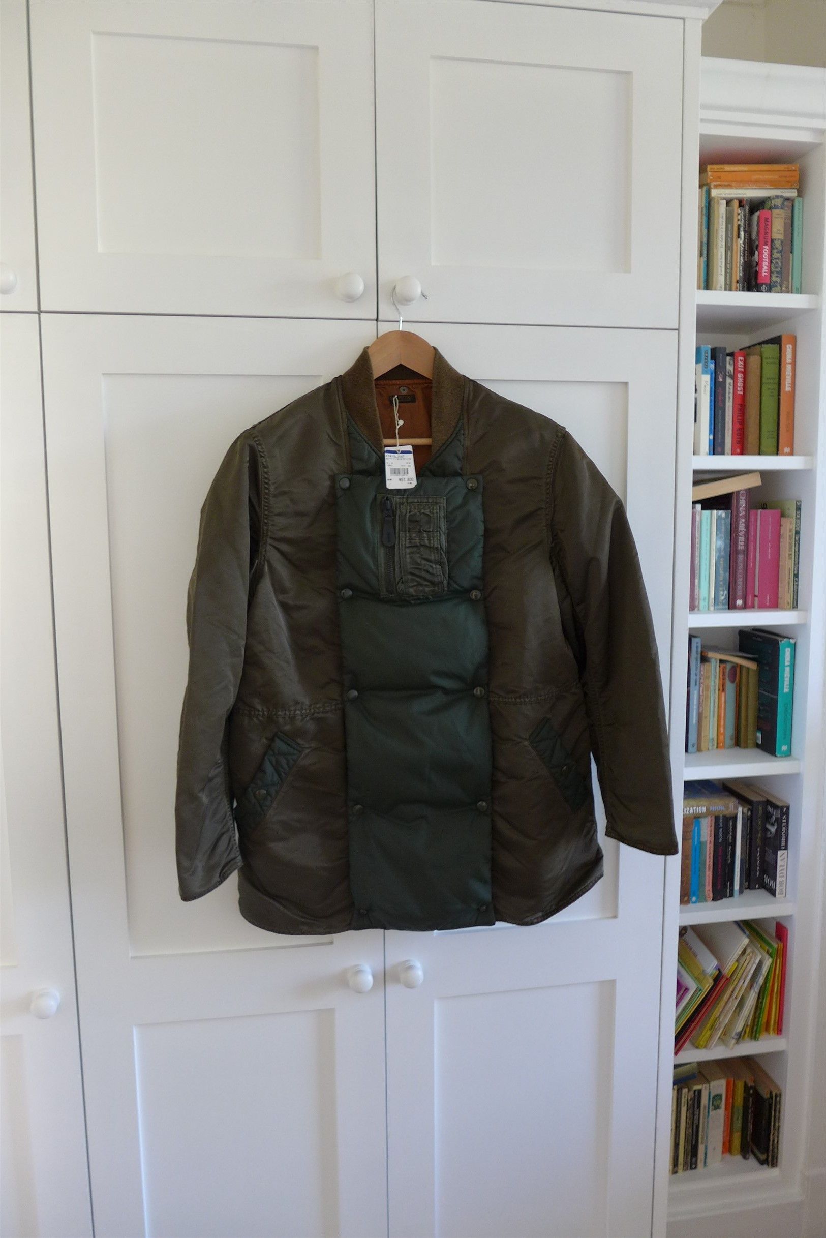 Kapital Kapital SHA-KA MA-1 Nylon Army Jacket - Khaki Size US M / EU 48-50 / 2 - 4 Thumbnail