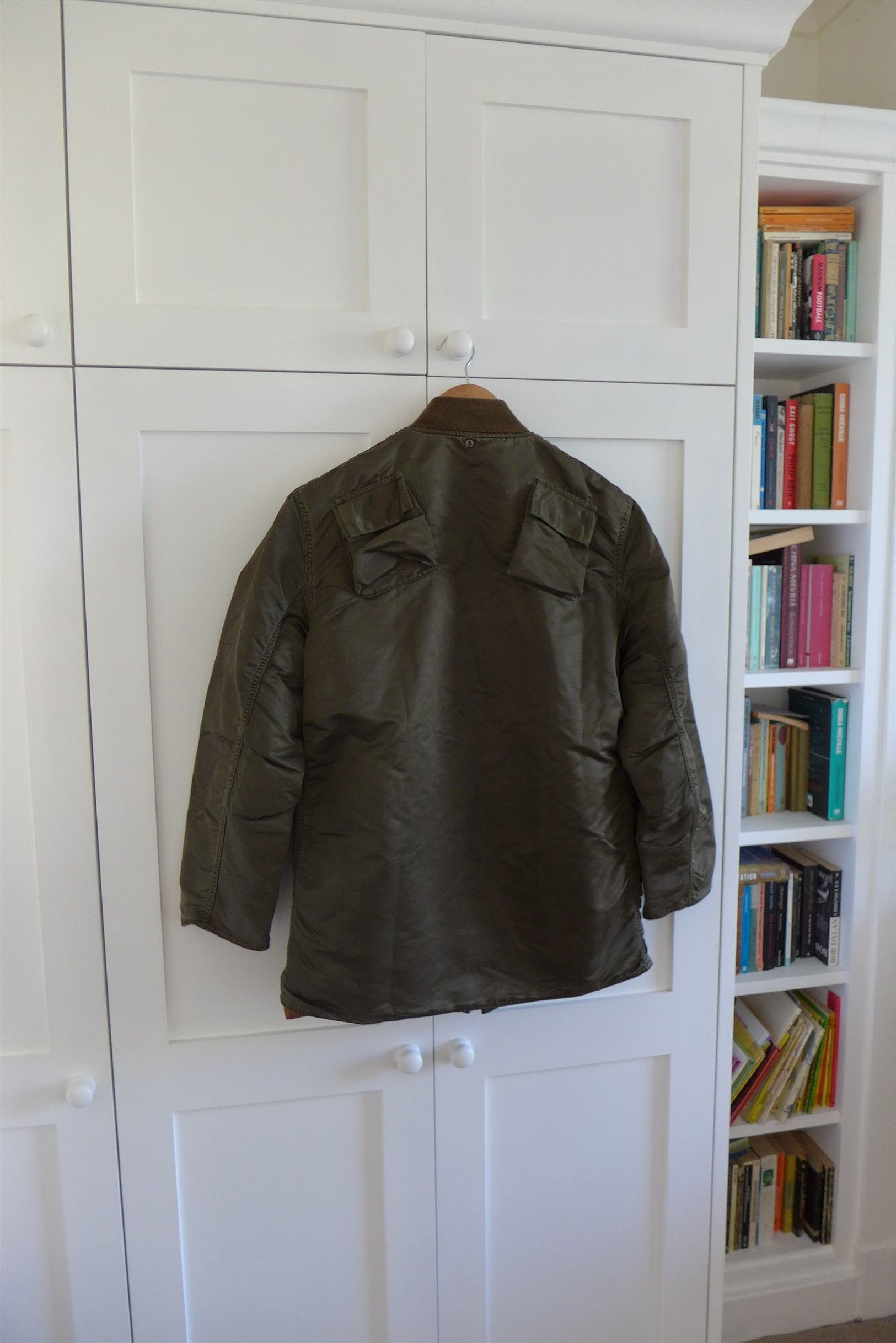 Kapital Kapital SHA-KA MA-1 Nylon Army Jacket - Khaki Size US M / EU 48-50 / 2 - 5 Thumbnail