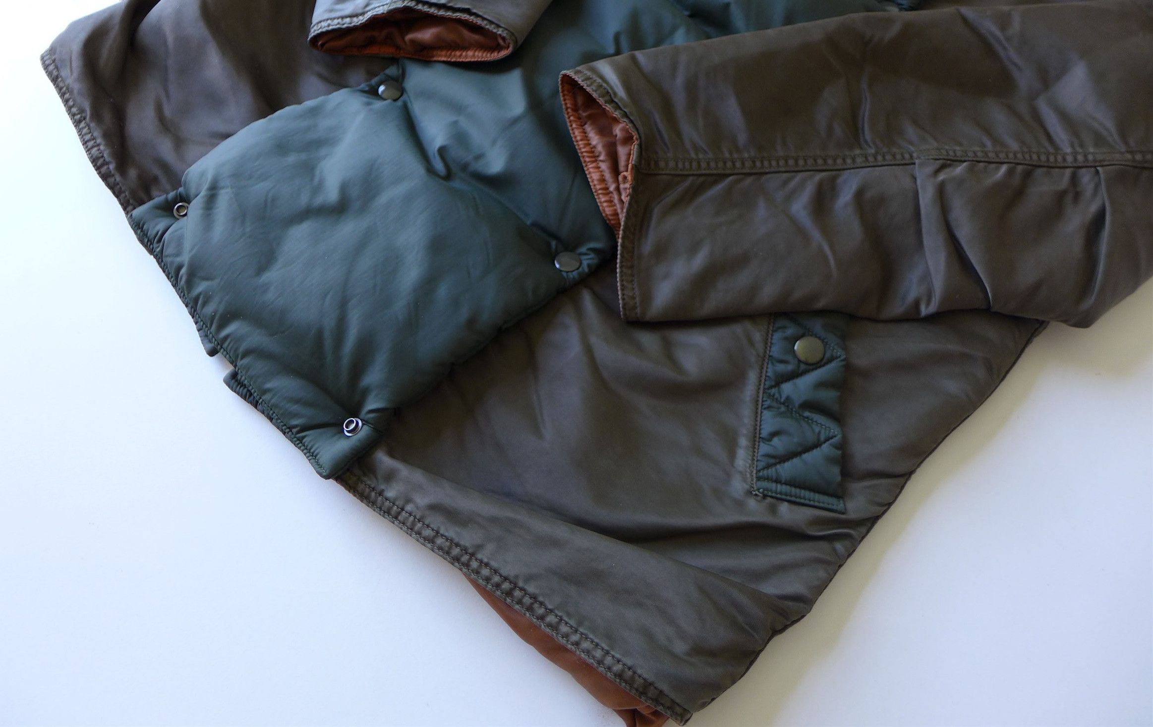 Kapital Kapital SHA-KA MA-1 Nylon Army Jacket - Khaki Size US M / EU 48-50 / 2 - 7 Thumbnail