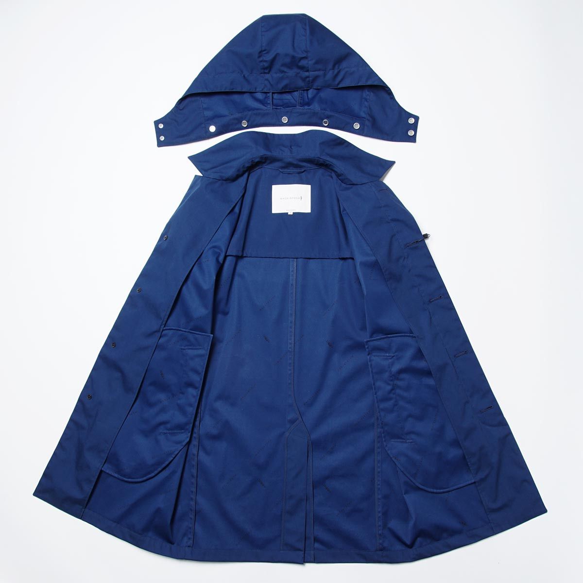 Mackintosh Mackintosh GM-010B Hooded Raincoat - Indigo Blue Size US L / EU 52-54 / 3 - 5 Thumbnail